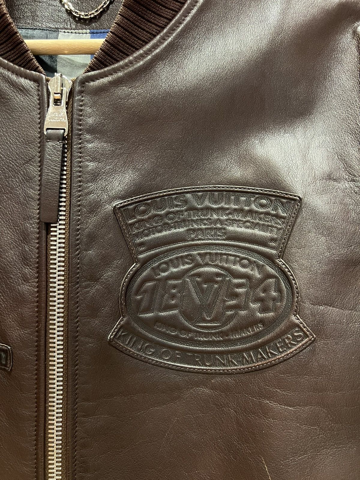 Louis Vuitton Louis Vuitton King Of Trunk Makers Leather Jacket Size US M / EU 48-50 / 2 - 4 Thumbnail