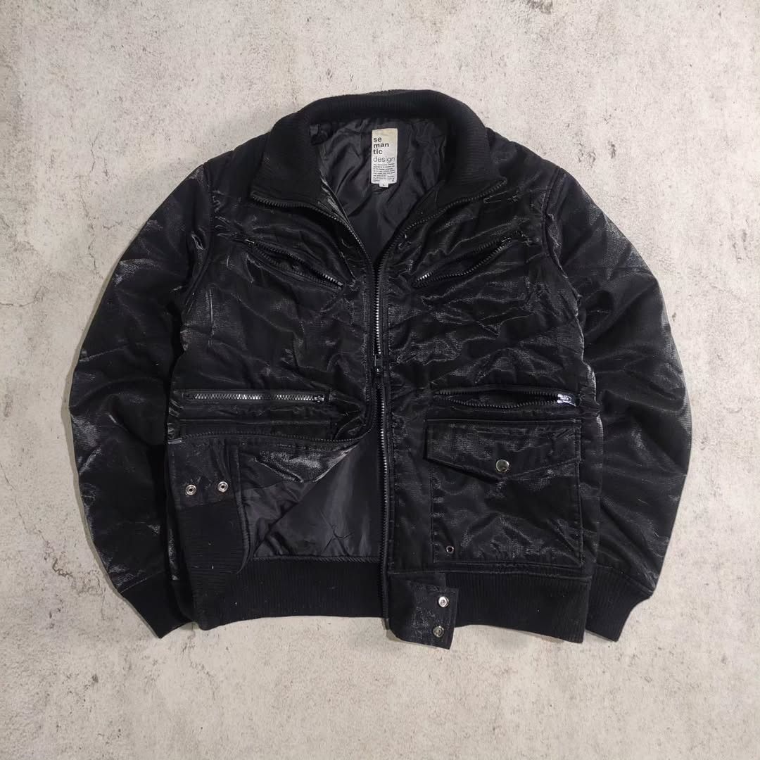 semanticdesign Semantic Design Paded Utility Jacket Double Zipper Size US L / EU 52-54 / 3 - 7 Thumbnail