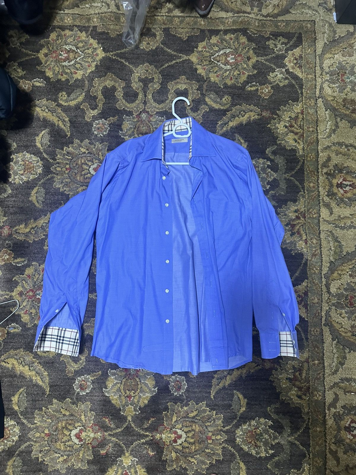 Burberry × Vintage Vintage Burberry dress shirt Size US M / EU 48-50 / 2 - 1 Thumbnail