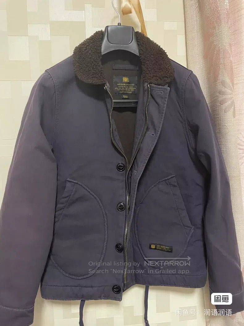 Neighborhood Neighborhood Faux Fur Lined Jacket with Wool Lining Size US S / EU 44-46 / 1 - 1 Thumbnail
