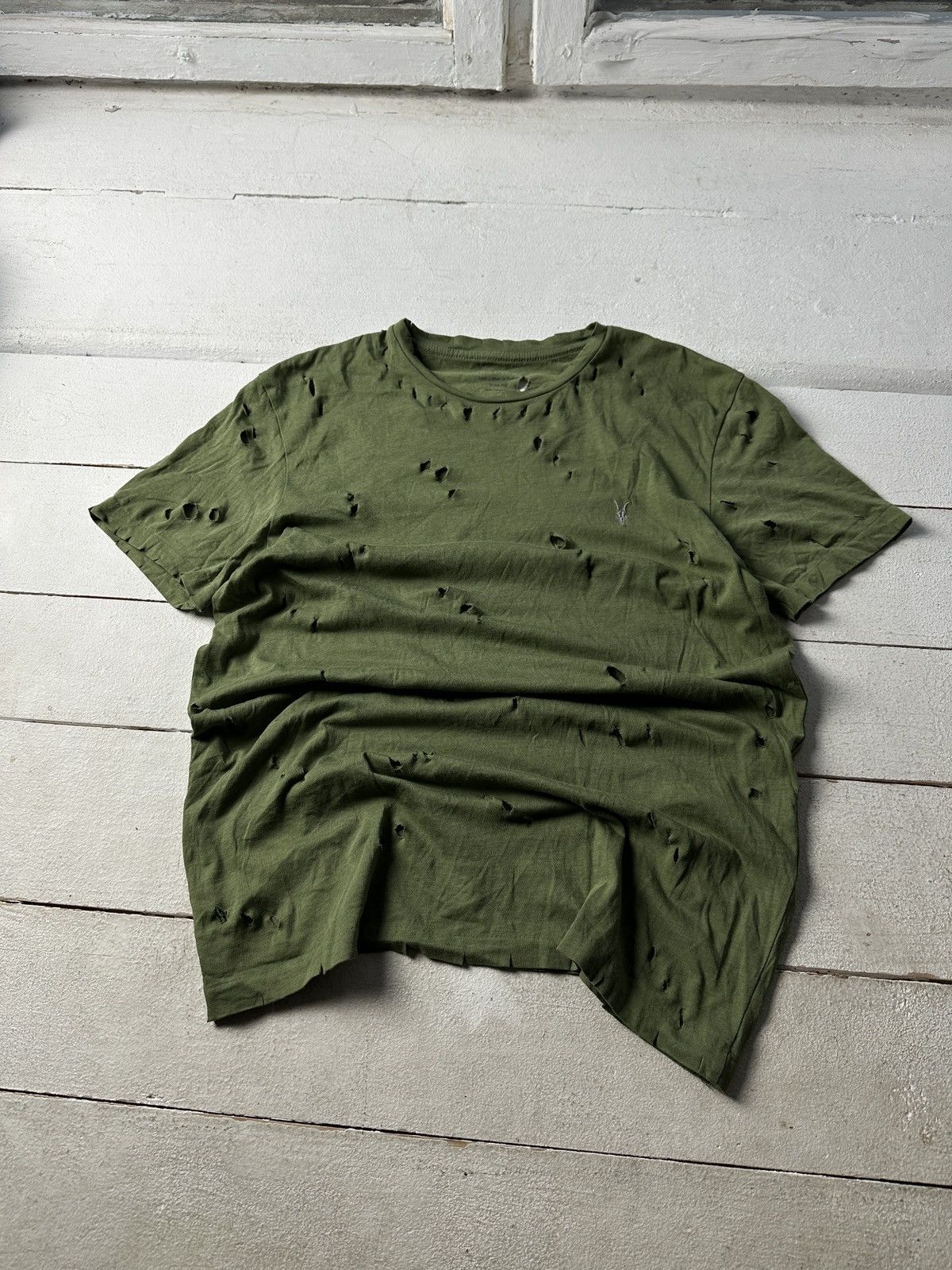 Allsaints 🚨ALLSAINTS GRAY T-SHIRT LUXURY OPIUM Y2K LUXURY Size US S / EU 44-46 / 1 - 1 Thumbnail
