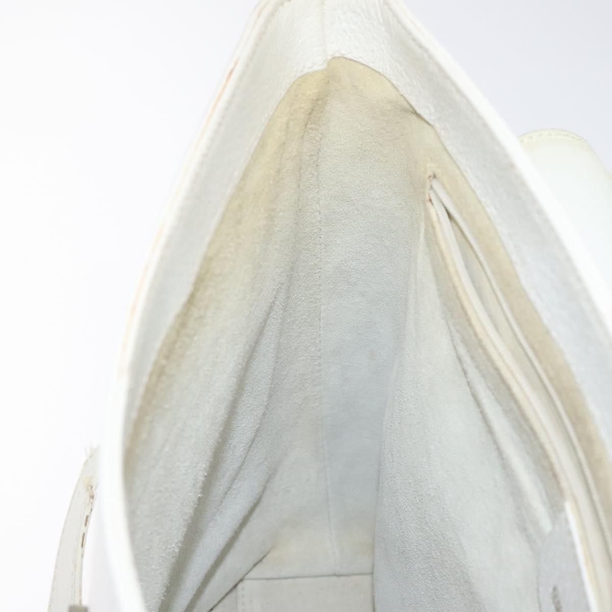 Gucci GUCCI Tote Bag Leather White Silver Size ONE SIZE - 19 Thumbnail
