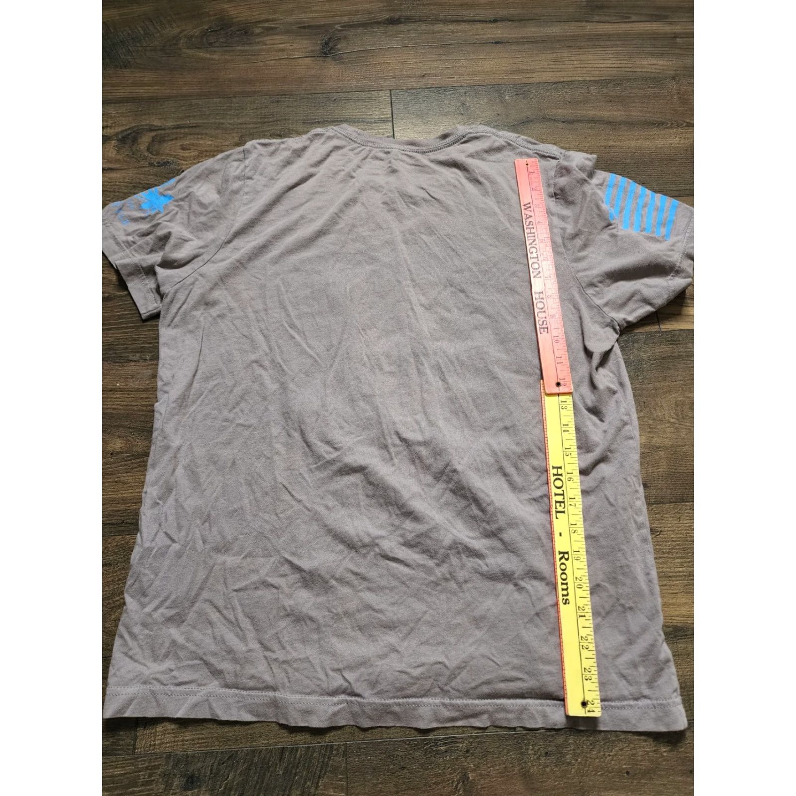 Vintage Mens L Club Grunt Style Presidents Gray T Shirt Distressed Patriotic Size US L / EU 52-54 / 3 - 3 Thumbnail