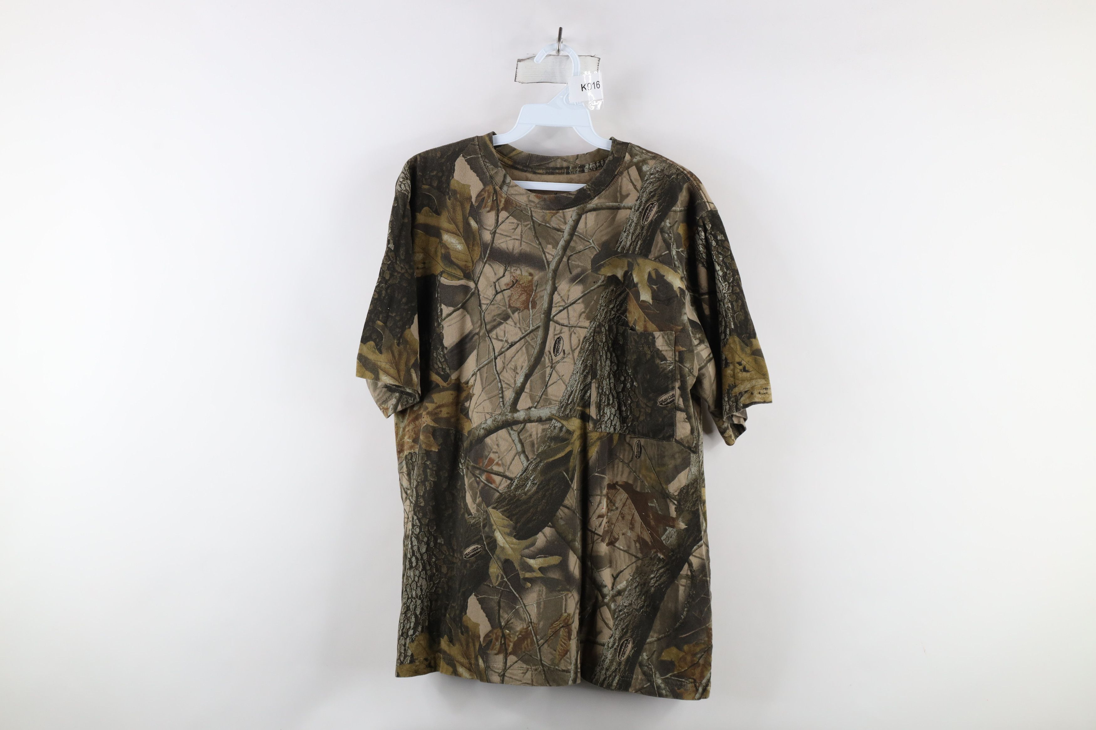 Vintage Vintage Streetwear Hardwoods Camouflage Pocket T-Shirt Size US M / EU 48-50 / 2 - 1 Thumbnail