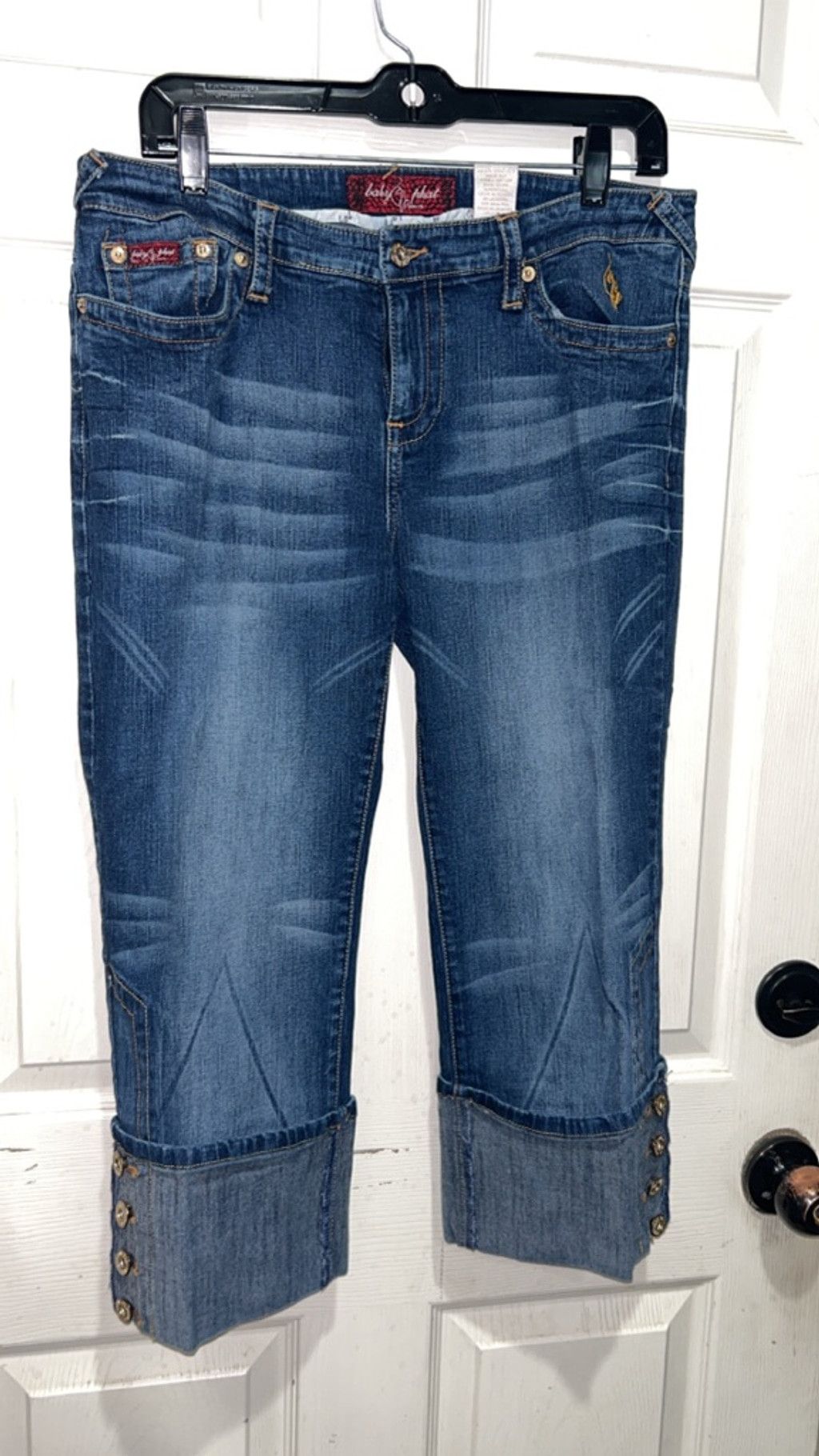 Other Women's Baby Phat Blue Cropped Jeans Size 11 Size 34" / US 12 / IT 48 - 1 Thumbnail