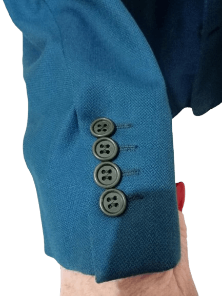 Isaia Isaia Blue Blazer Size 52R - 3 Thumbnail