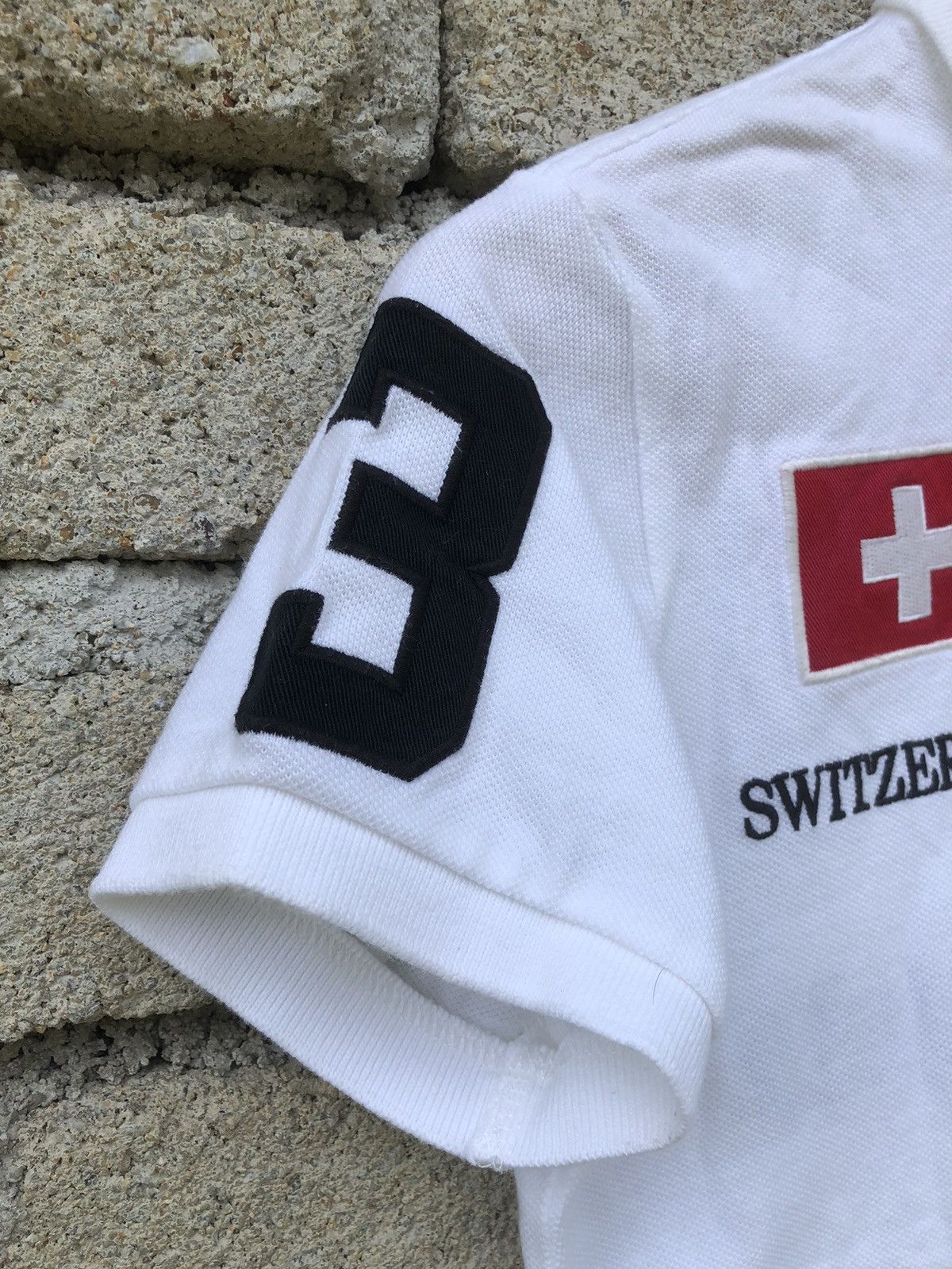 Polo Ralph Lauren Vintage Polo Ralph Lauren Switzerland Big Pony Polo Tshirt Size S / US 4 / IT 40 - 9 Thumbnail