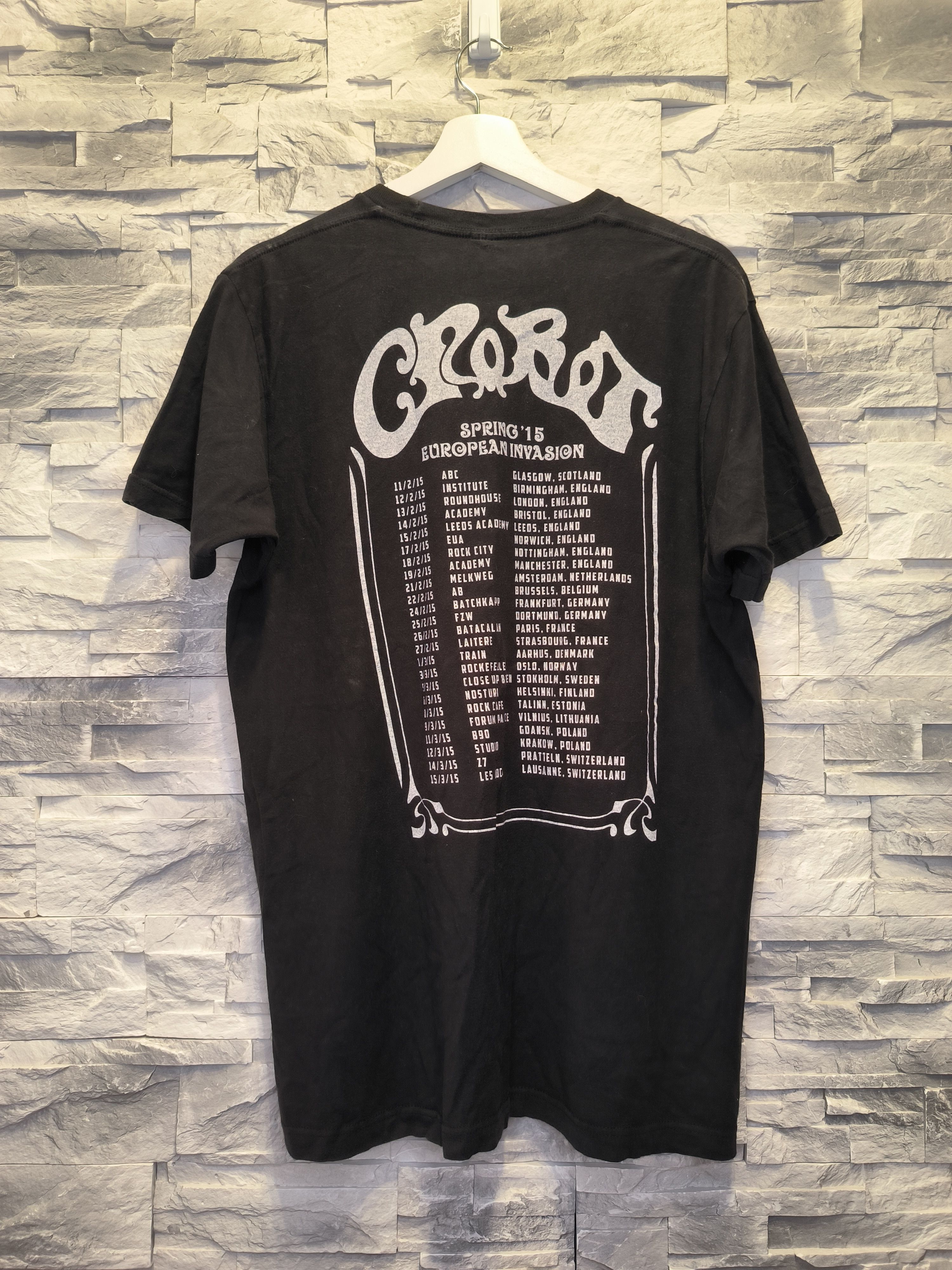 Band Tees × Vintage Vintage Crobot T-Shirt Metal Band European Invasion 2015 Size US L / EU 52-54 / 3 - 4 Thumbnail