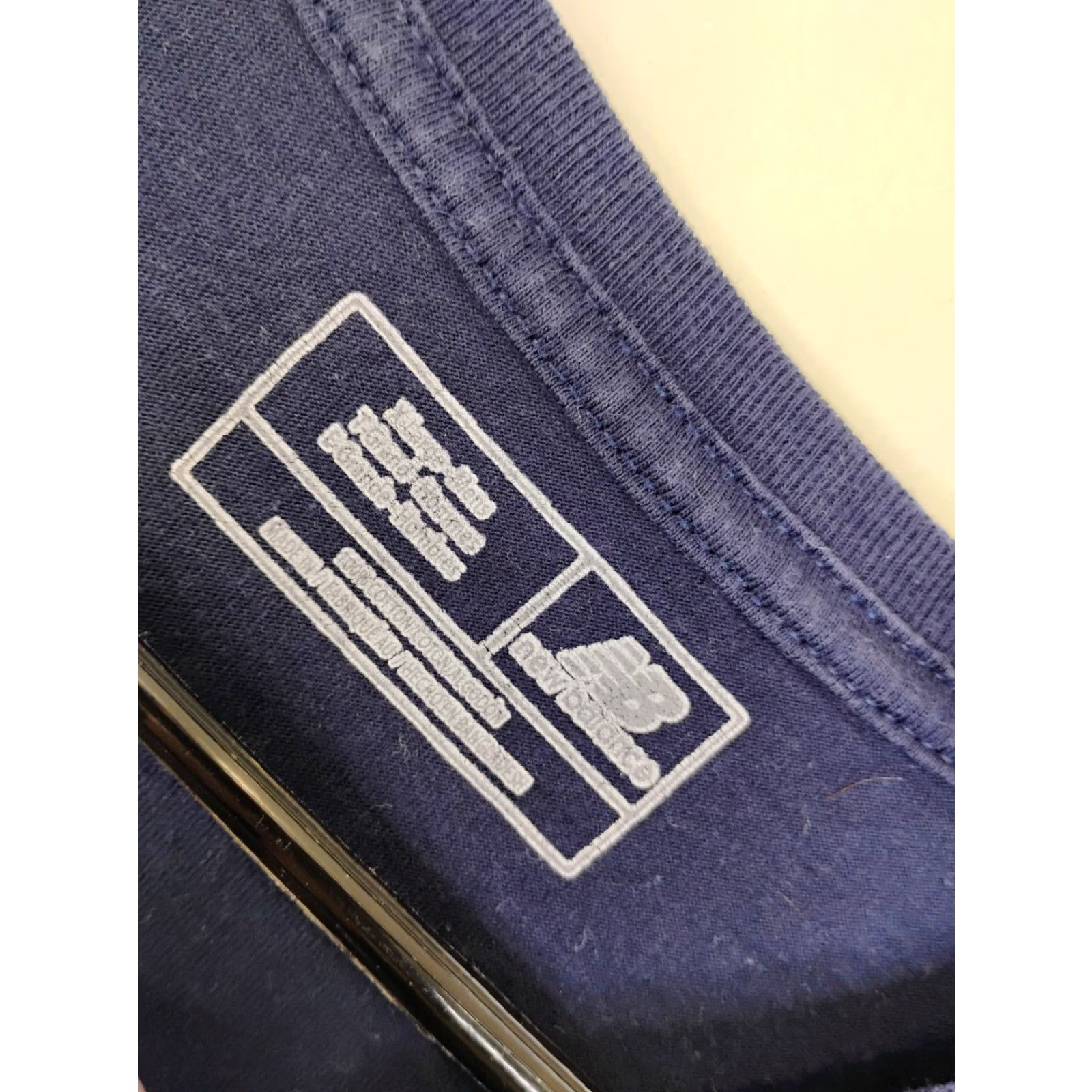 New Balance New Balance T-Shirt Mens Large Blue Fire Miami Backbone Of America Size US L / EU 52-54 / 3 - 5 Thumbnail