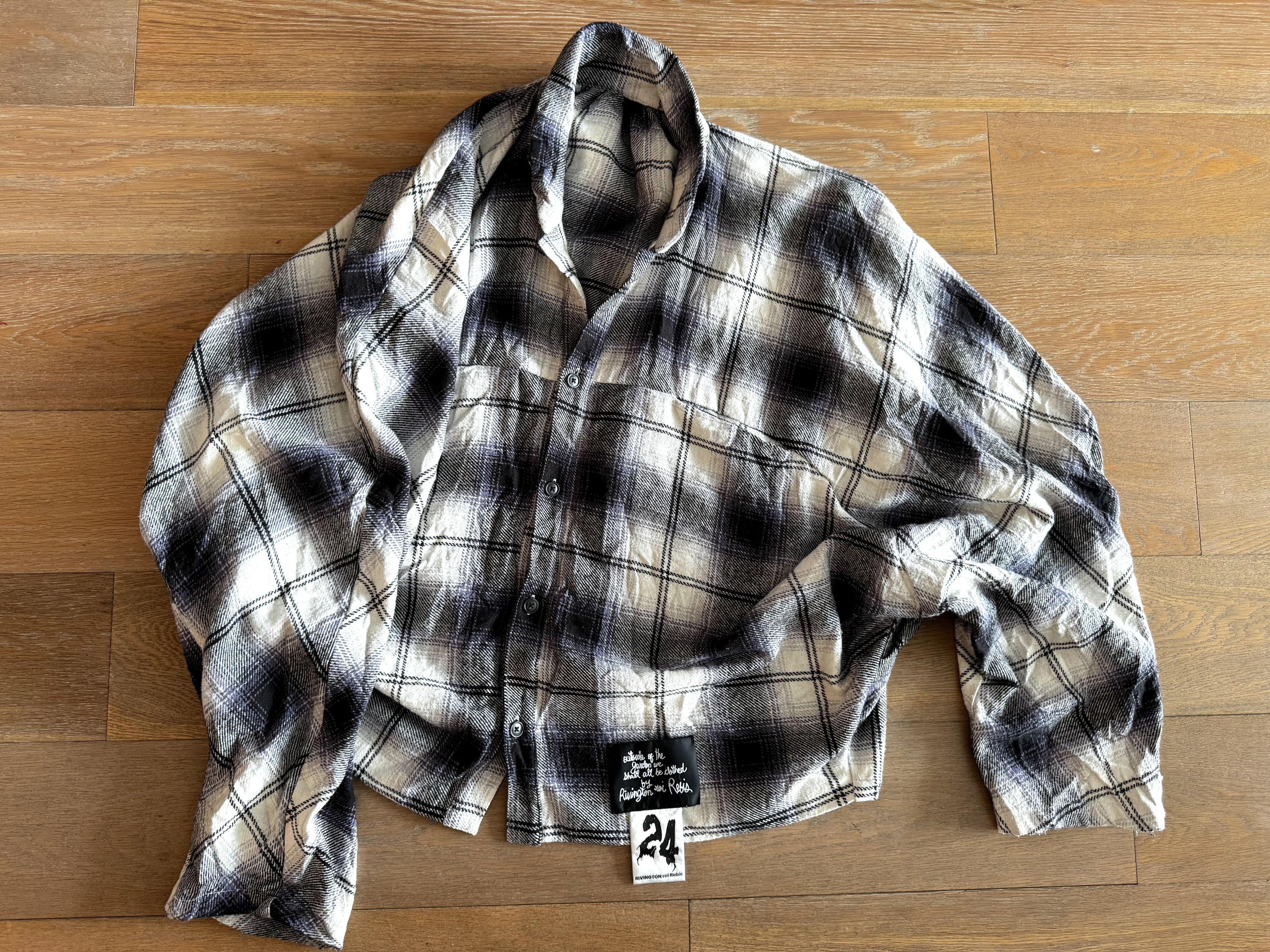 RRR-123 RIVINGTON roi Rebis RRR-123 Nazarene Shirt Blue Plaid 