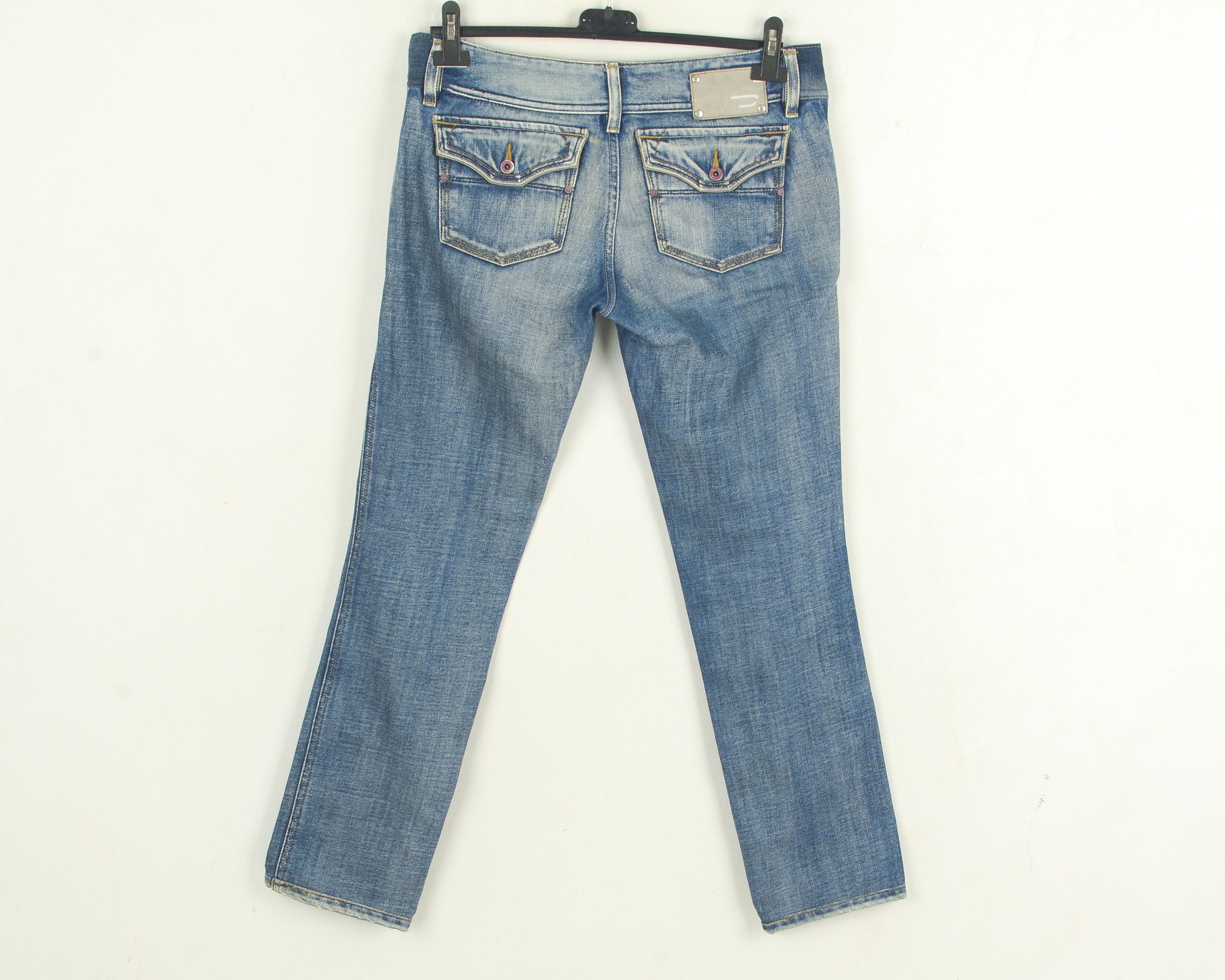 Diesel Reckfly Special Women W27 L34 Regular Straight Jeans Denim Size 27" / US 4 / IT 40 - 3 Thumbnail