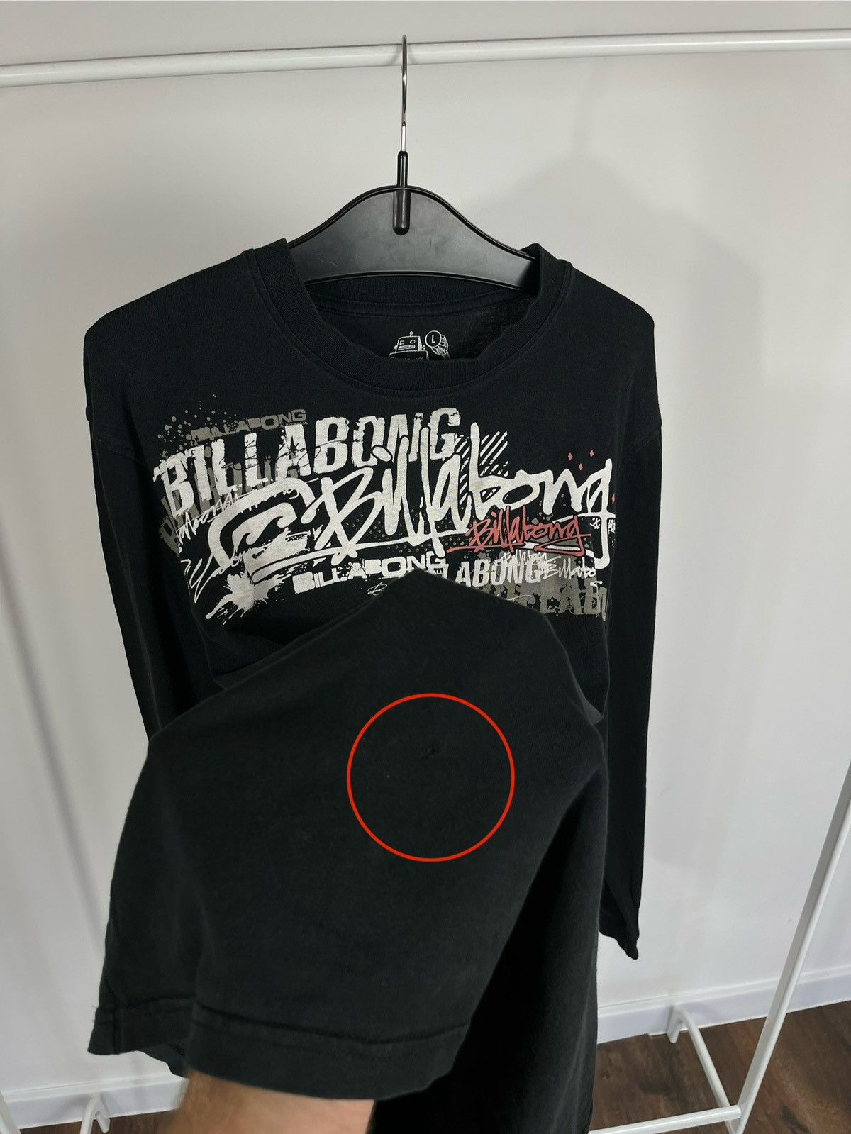 Billabong Billabong Black Long Sleeve Surf Graphic Tee Size L Size US L / EU 52-54 / 3 - 6 Thumbnail