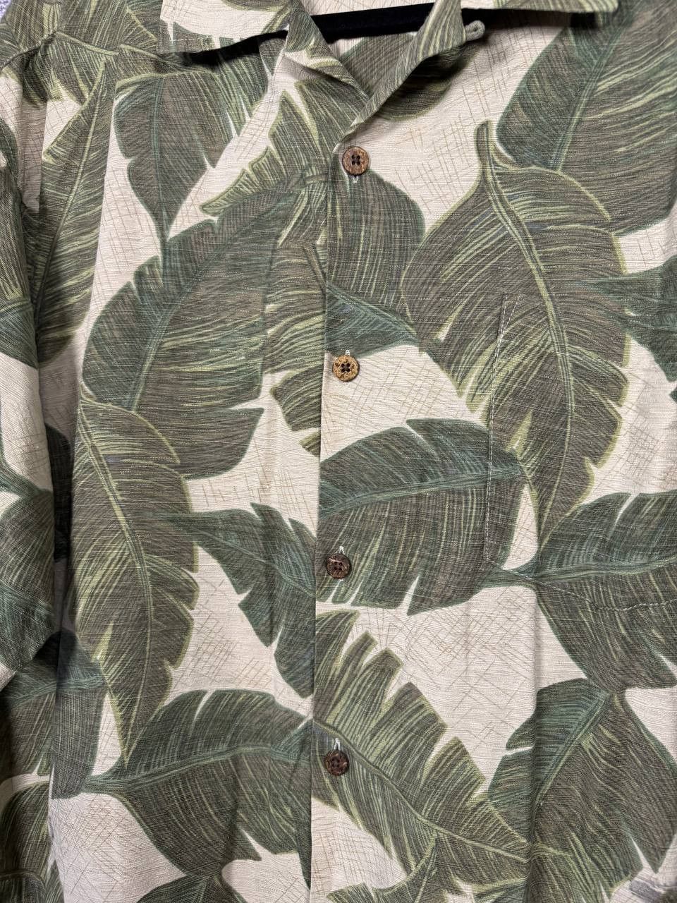 Other LUAU Finest Silk Tropical Hawaiian Palm Tree Print Shirt Size US L / EU 52-54 / 3 - 6 Thumbnail