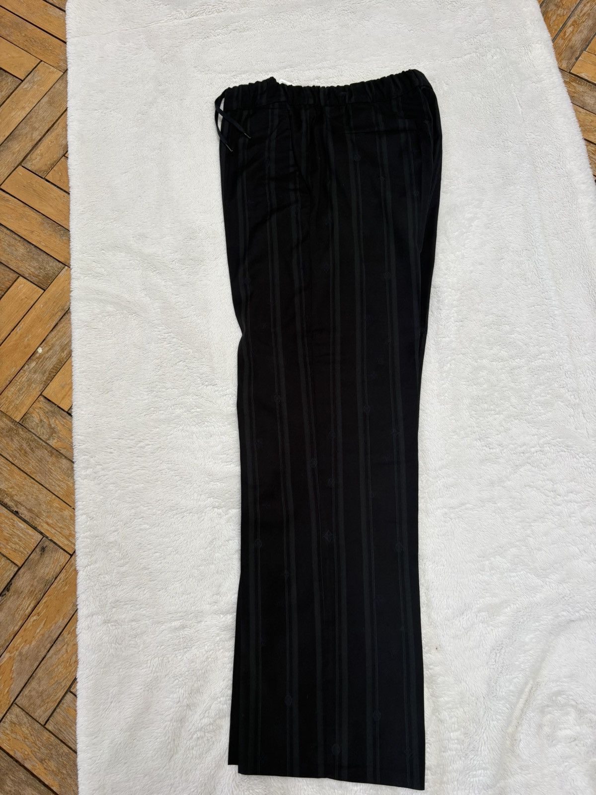 Louis Vuitton Louis Vuitton Drawstring Monogram Trousers Black/Green Size US 32 / EU 48 - 2 Thumbnail