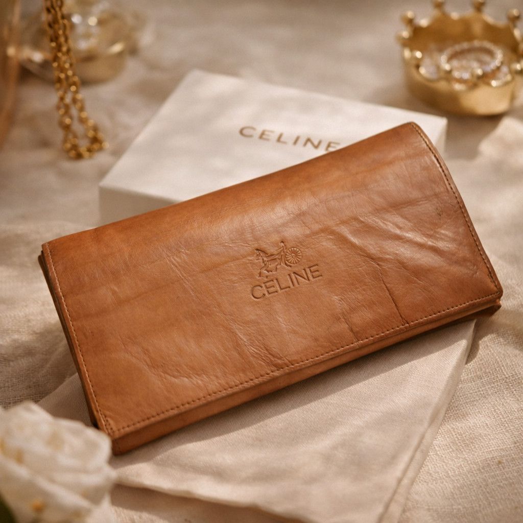 Celine Vintage CELINE PARIS Leather Wallets Size ONE SIZE - 1 Thumbnail
