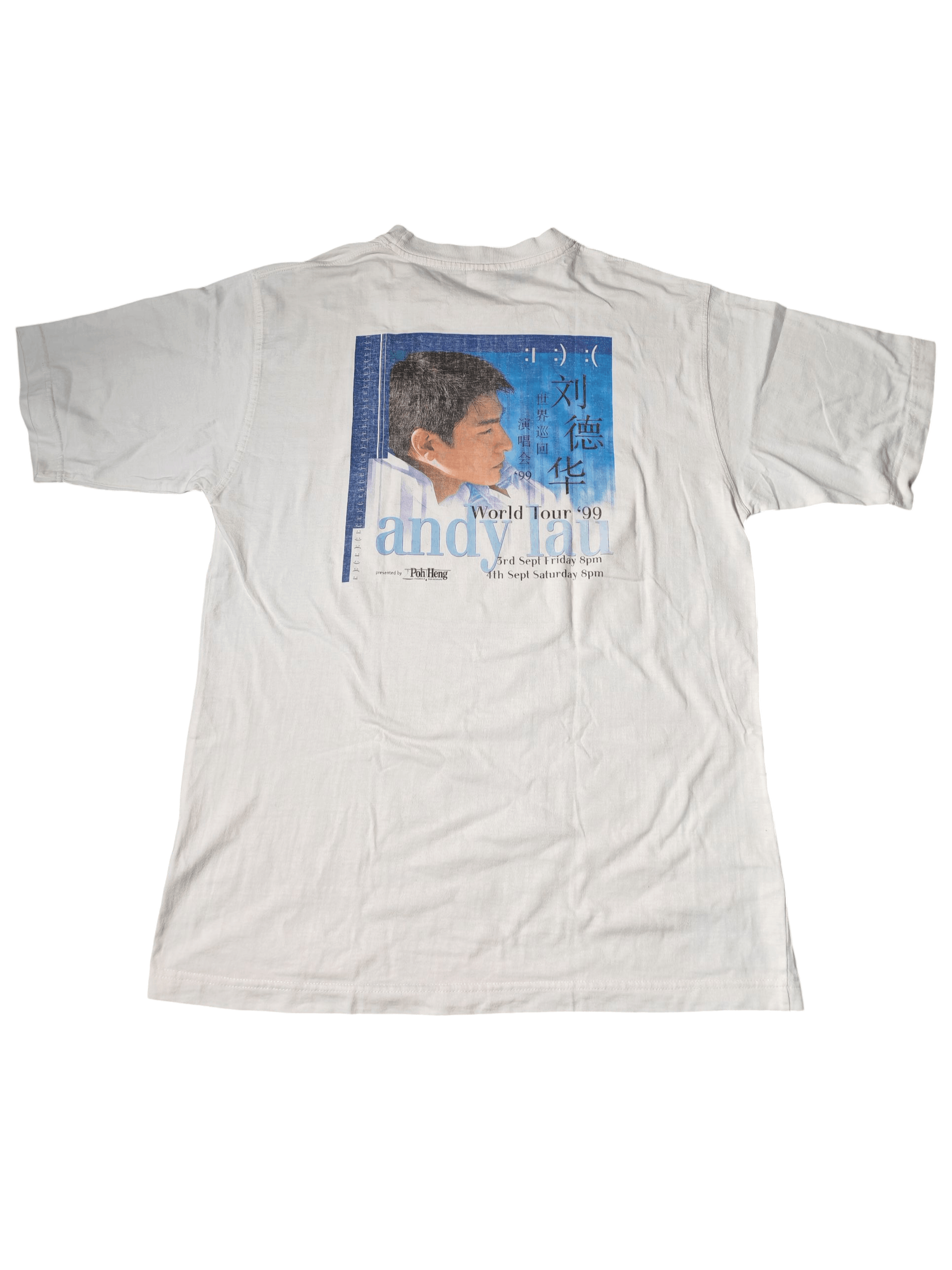 Vintage Vintage Andy Lau Tour 99 Official Merchandise Tshirt Tee Size US L / EU 52-54 / 3 - 3 Thumbnail