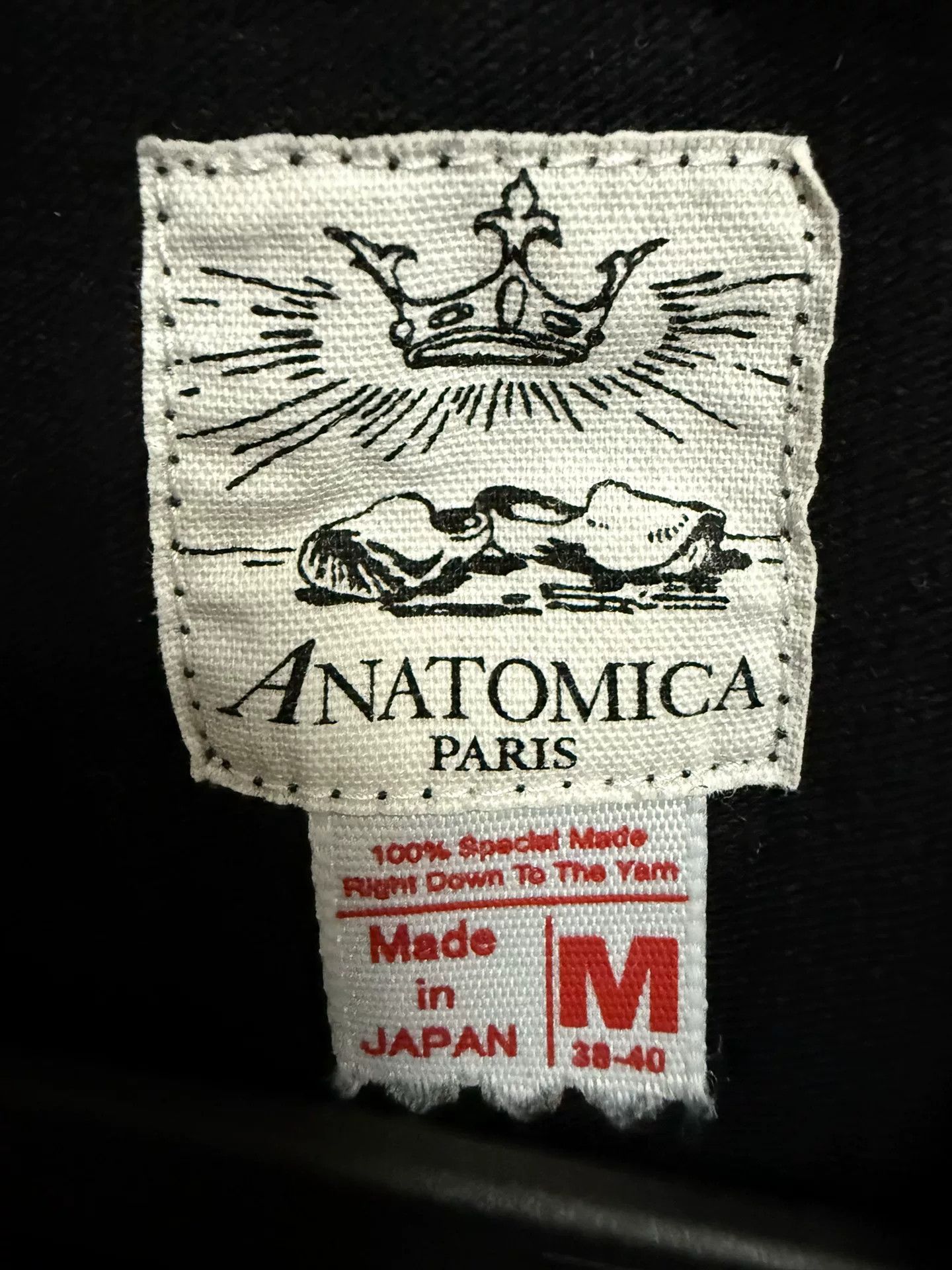 ANATOMICA ANATOMICA Black Short-Sleeve Cotton T-Shirt Size US M / EU 48-50 / 2 - 1 Thumbnail