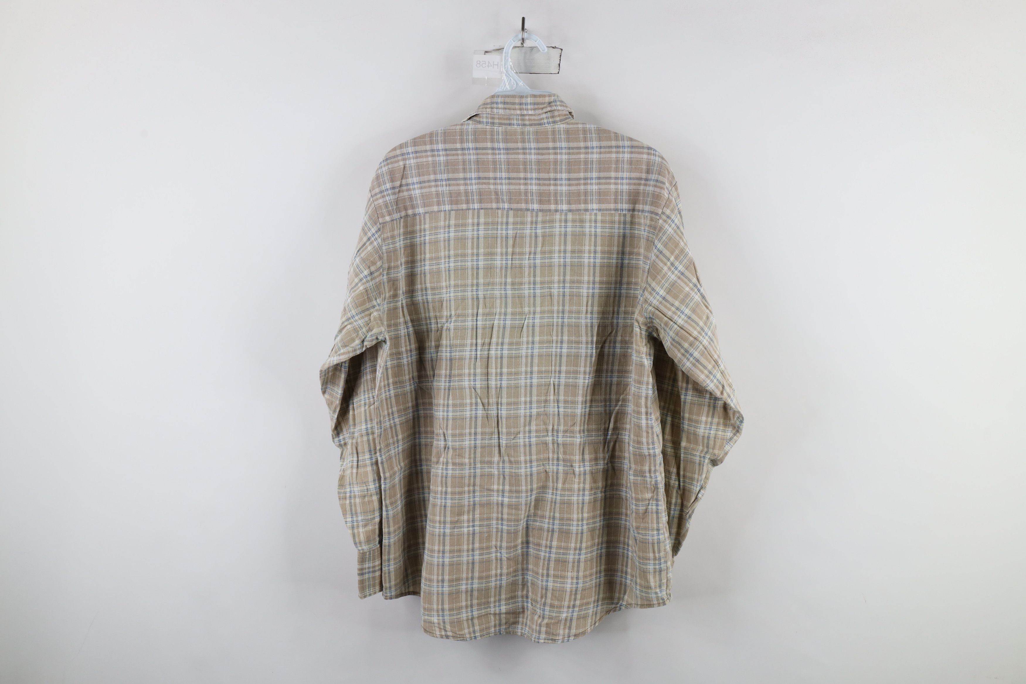 Vintage Vintage 90s Streetwear Flannel Collared Button Shirt Plaid Size M / US 6-8 / IT 42-44 - 13 Thumbnail