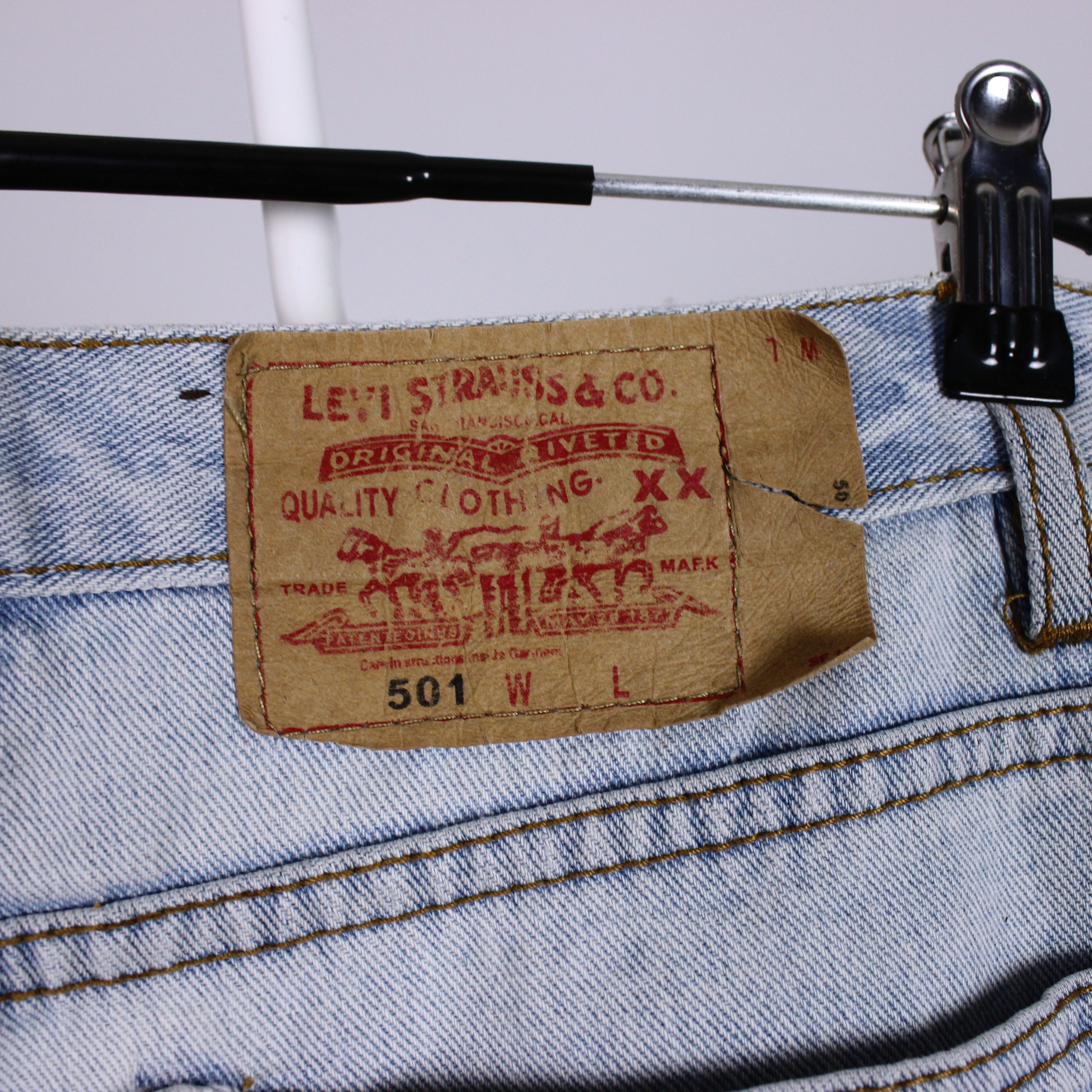 Levi's Levis Levi Strauss 501 32 30 Blue denim rarity Size US 32 / EU 48 - 9 Thumbnail