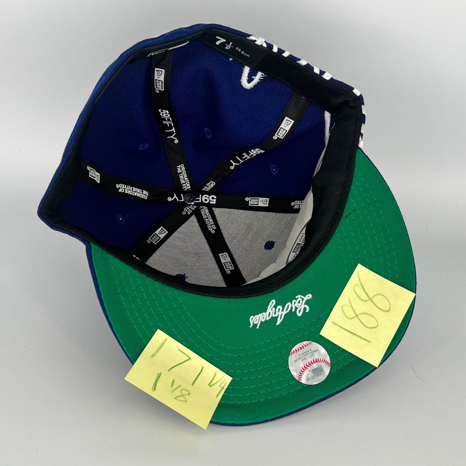 New Era Size 7 1/4 Blue Los Angeles Dodgers Angeles New Era Size ONE SIZE - 4 Thumbnail