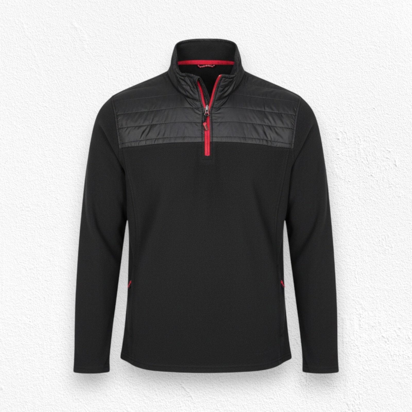 Eddie Bauer Eddie Bauer Black 1/4 Zip Pullover Size Large Tall Size US L / EU 52-54 / 3 - 1 Thumbnail