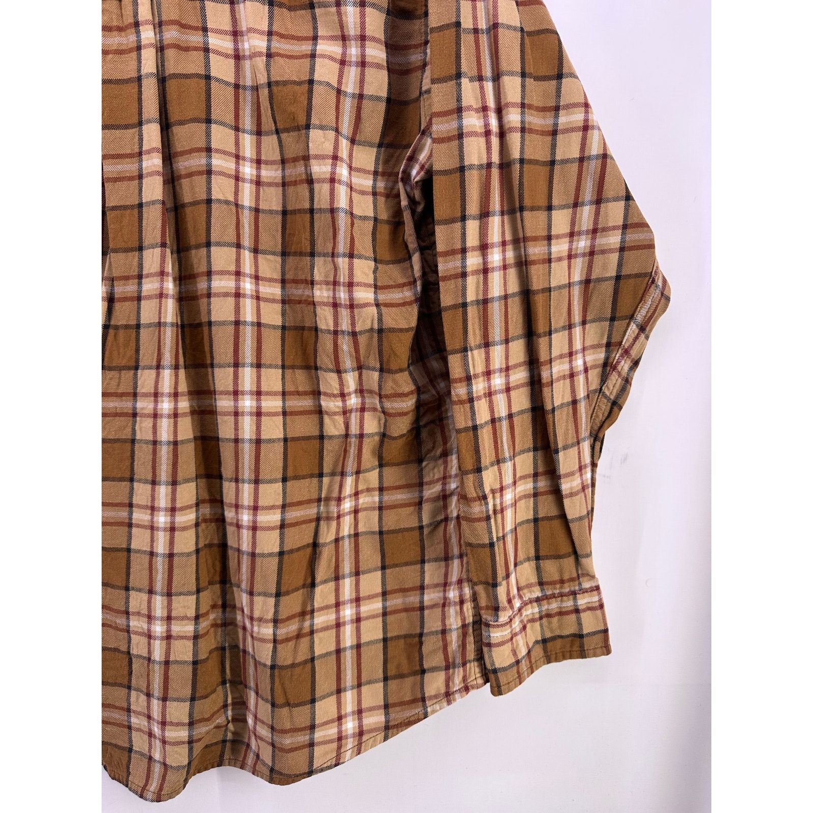 Wrangler Wrangler Rugged Wear Brown Flannel Button Down Work Wear Size US L / EU 52-54 / 3 - 9 Thumbnail