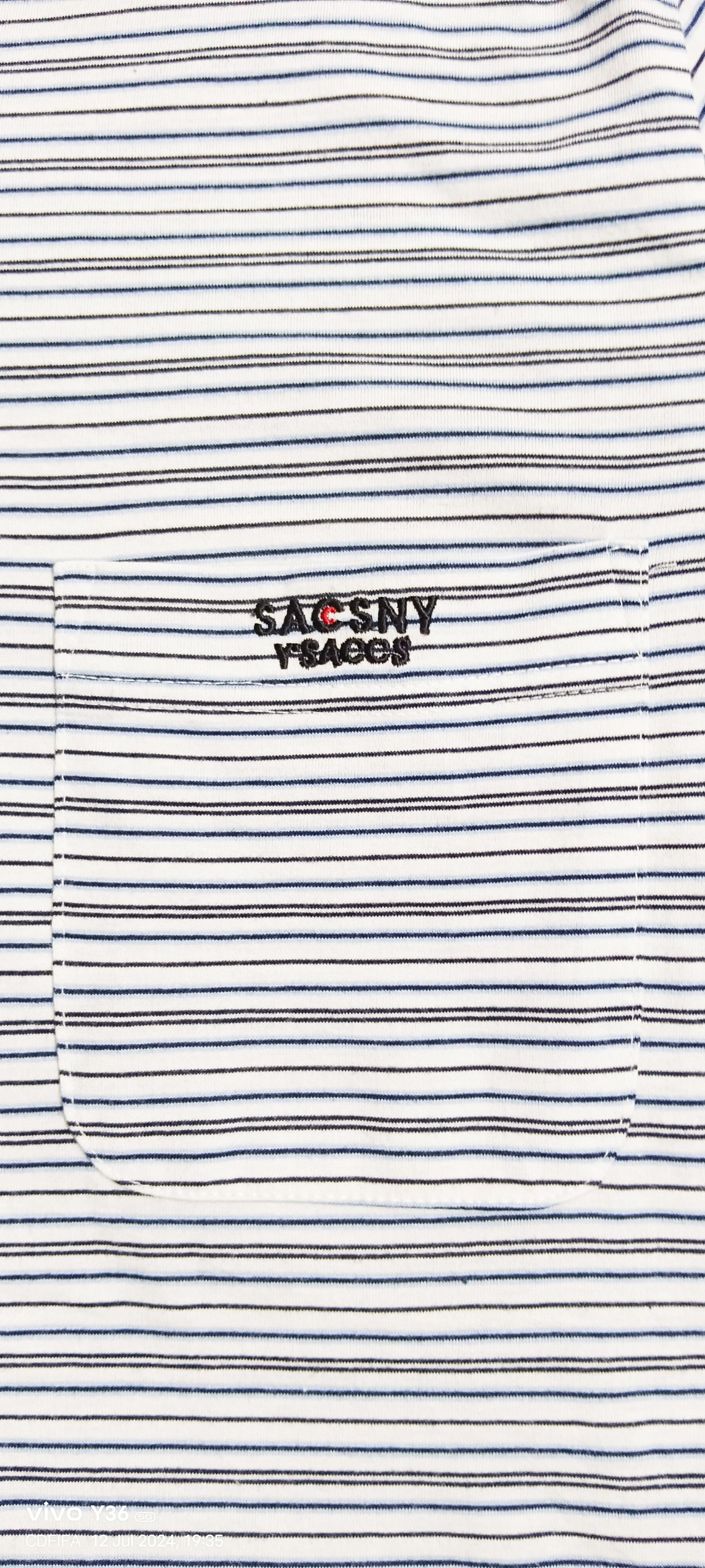 Yohji Yamamoto Sacsny Y'Saccs Half Button T-shirt Size US M / EU 48-50 / 2 - 7 Thumbnail