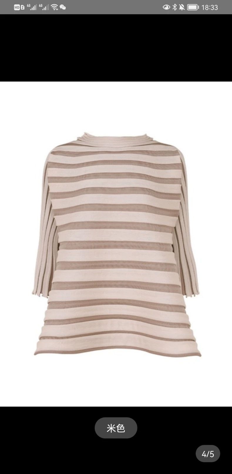 Issey Miyake Issey Miyake Pleated horizontal spring top Size L / US 10 / IT 46 - 4 Thumbnail