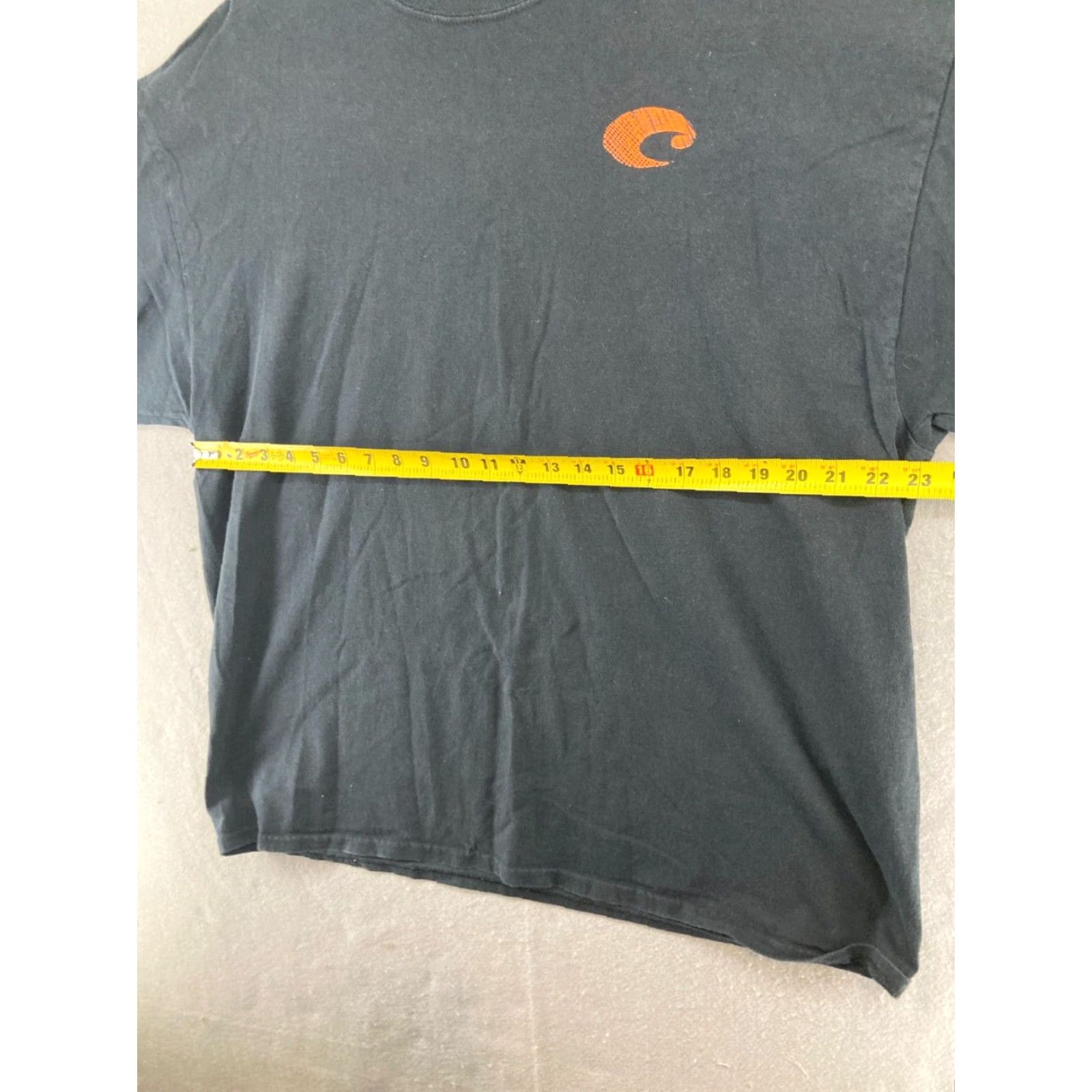 Costa Del Mar Costa TShirt 2XL Mens Black Costa Del Mar Shirt Fish Capable? Size US XXL / EU 58 / 5 - 3 Thumbnail