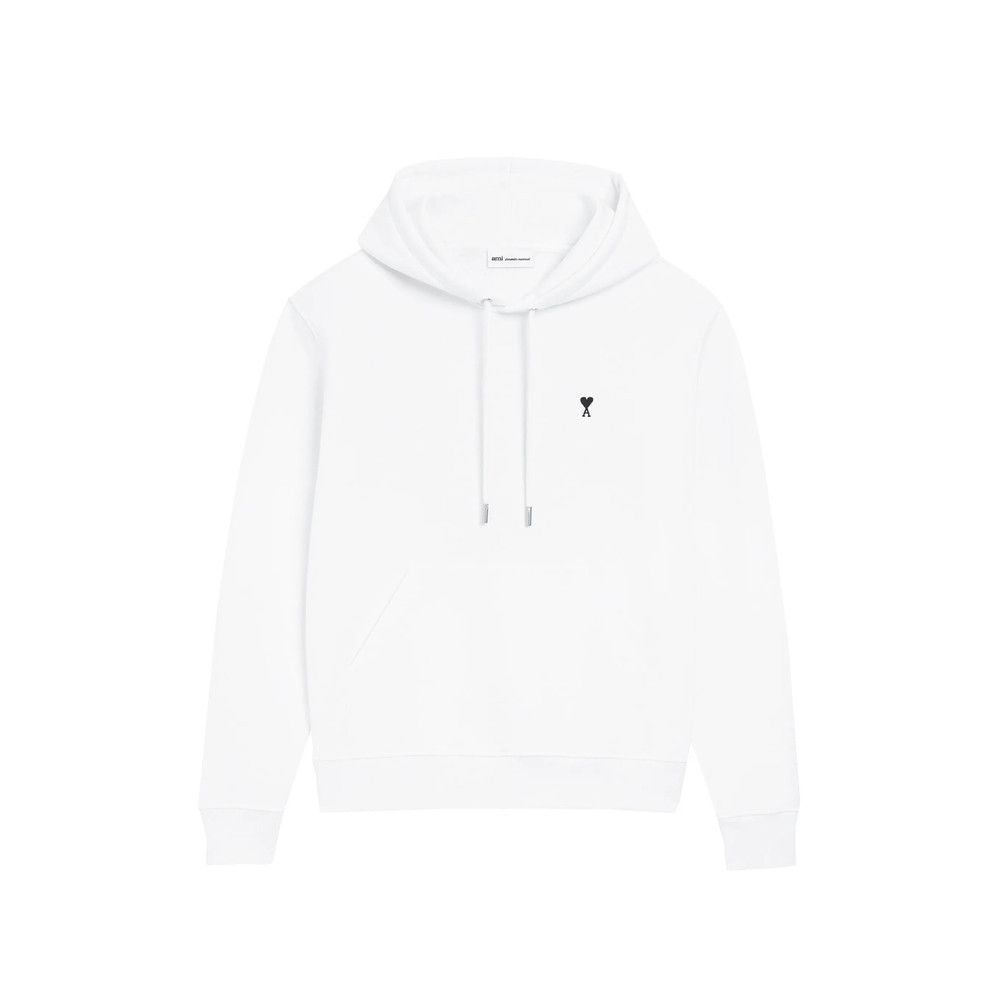 AMI Ami Paris WHITE Sweaters & Knitwear - Hoodies Size US XL / EU 56 / 4 - 1 Thumbnail