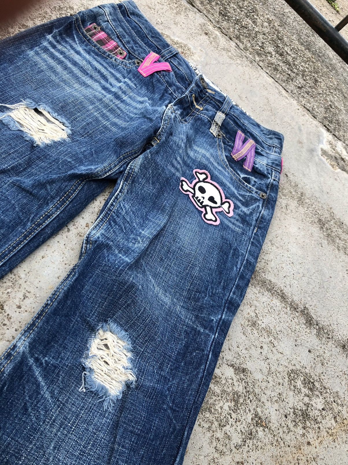 Japanese Brand COLZA DOUBLE WAIST DENIM Size US 30 / EU 46 - 5 Thumbnail