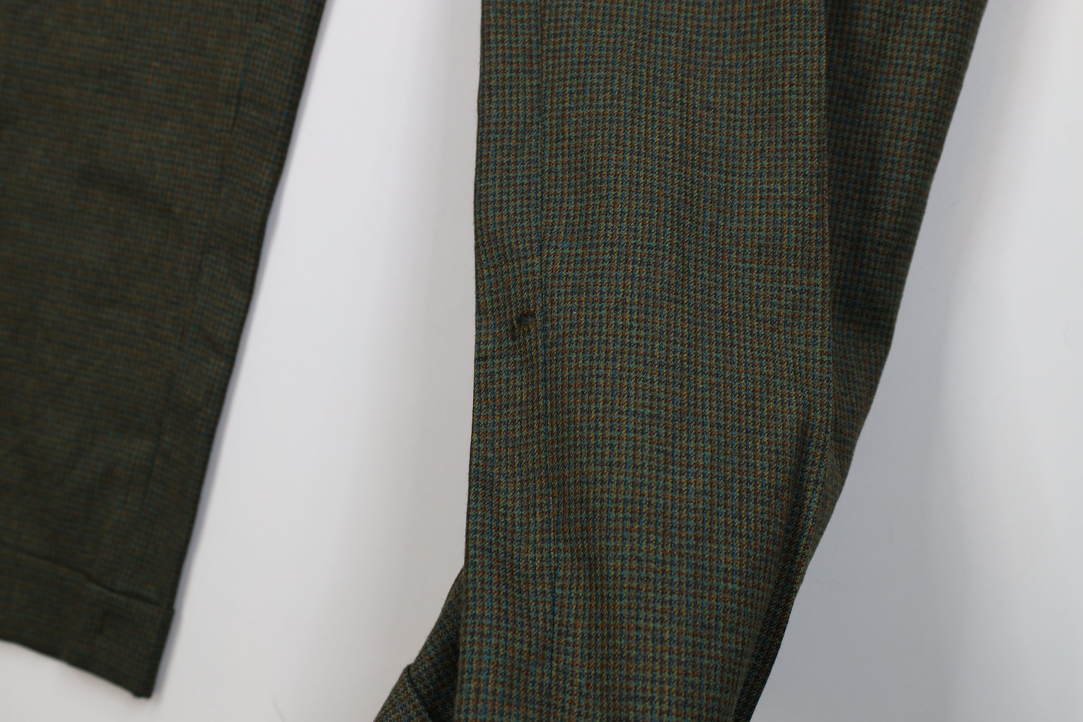 Vintage Vintage 50s Streetwear Wool Knit Chino Pants Houndstooth USA Size US 34 / EU 50 - 6 Thumbnail