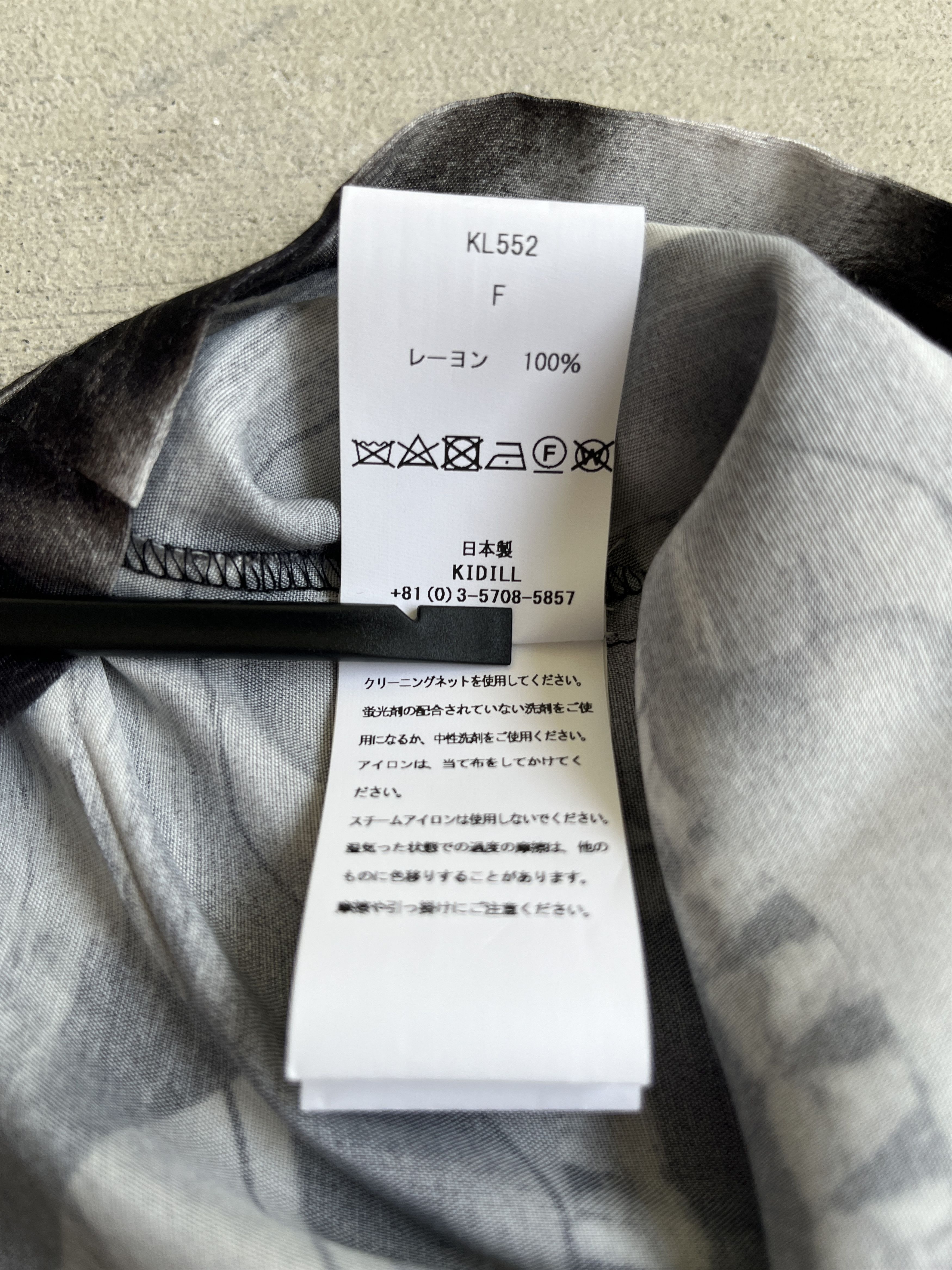 KIDILL KIDILL Hair & Teeth Long Sleeve Button-Up Shirt One Size Size US XXL / EU 58 / 5 - 6 Thumbnail