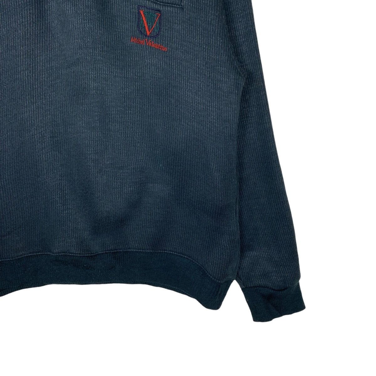 Japanese Brand MICHEL VALENTINO Single Pocket Polo Sweatshirt #1539-C69 Size US S / EU 44-46 / 1 - 4 Thumbnail