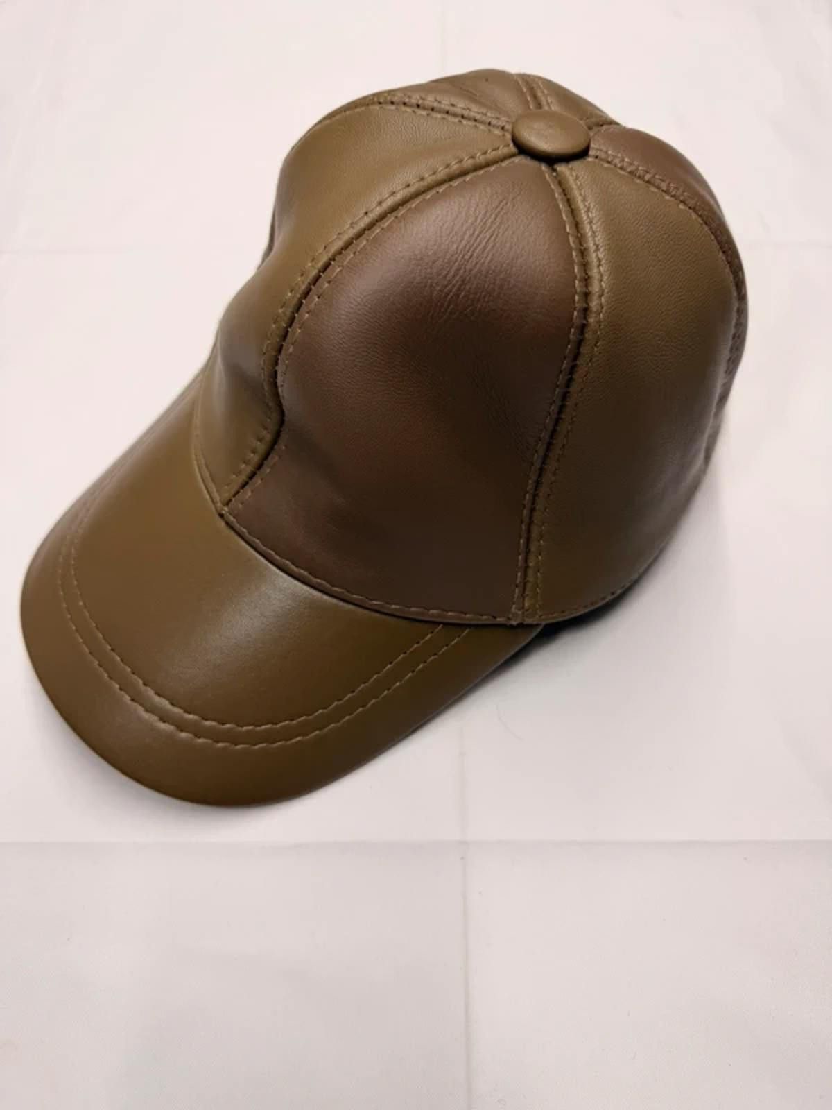 Other NEW Leather Baseball Cap - Premium Hat #025 Size ONE SIZE - 2 Thumbnail