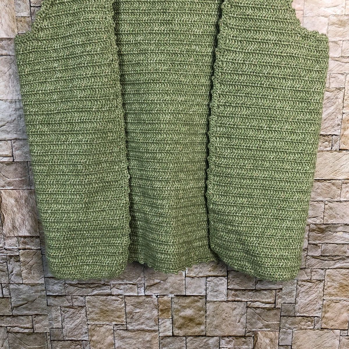 Homespun Knitwear Japanese Brand Green knitwear Vest #A269 Size US S / EU 44-46 / 1 - 6 Thumbnail