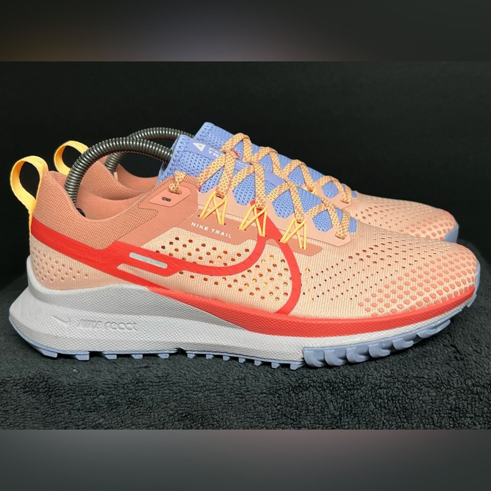 Nike Nike React Pegasus Trail 4 Shoes Arctic Orange/Amber SZ 9.5 Size US 9.5 / IT 39.5 - 2 Thumbnail