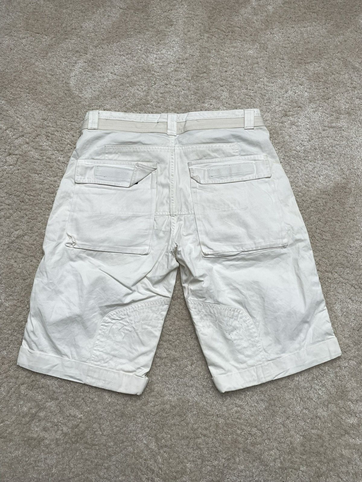 Vintage Wide Fit Vintage White Shorts Size US 30 / EU 46 - 5 Thumbnail