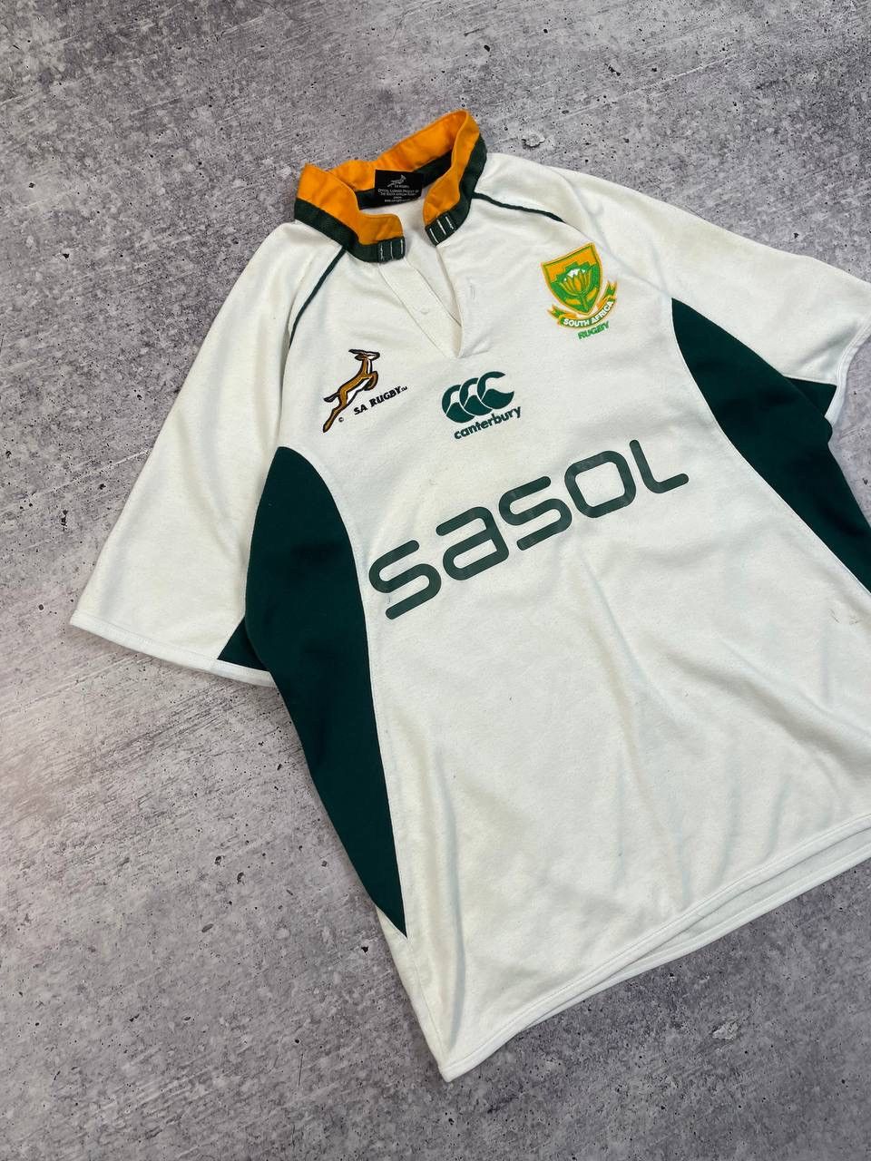 Canterbury of New Zealand Vintage Canterbury South Africa Rugby Jersey T-Shirt Y2K Size US M / EU 48-50 / 2 - 2 Thumbnail