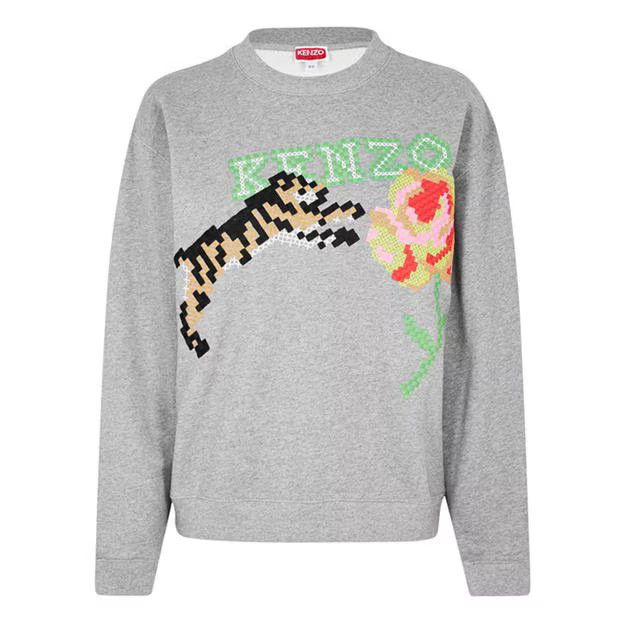 Kenzo o1g2r1mq1024 Sweatshirts in Pearl Grey Size S / US 4 / IT 40 - 1 Thumbnail