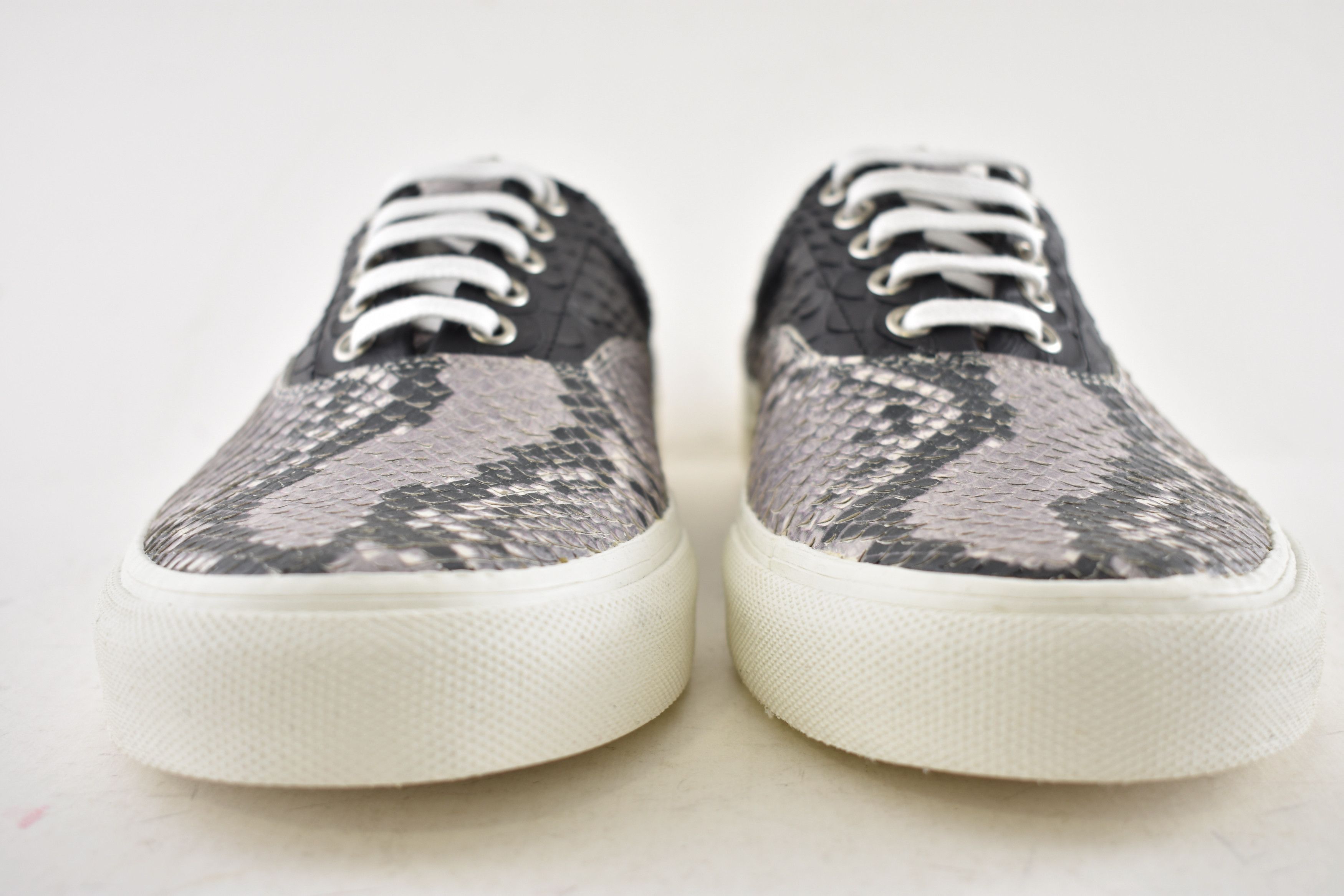 Amiri Amiri Python Snakeskin Lace Up Tie Low Top Sneakers 44 11 Size US 11 / EU 44 - 8 Thumbnail