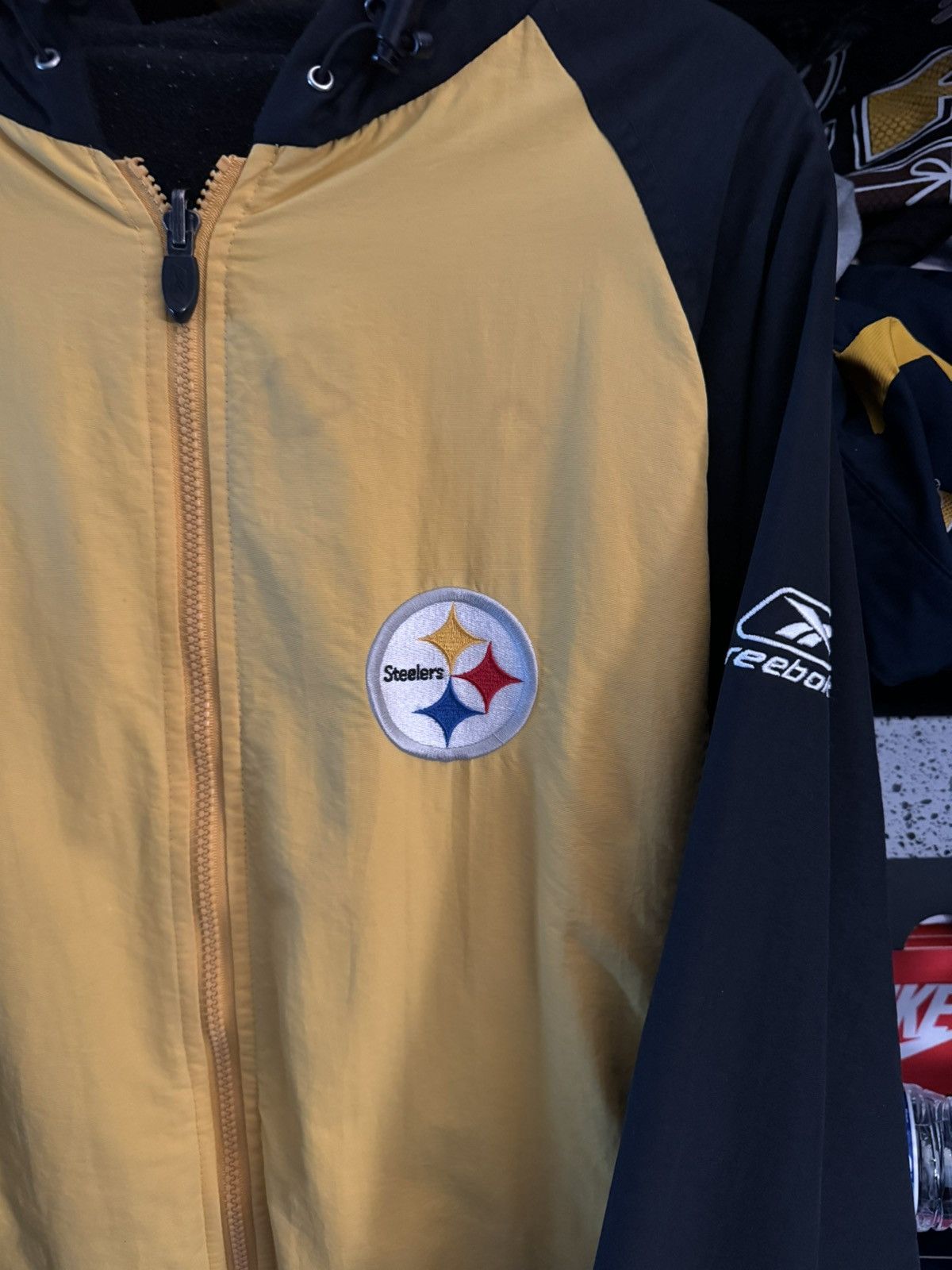 NFL × Reebok × Vintage Reebok NFL Steelers Reversible Jacket Vintage Size US L / EU 52-54 / 3 - 7 Thumbnail