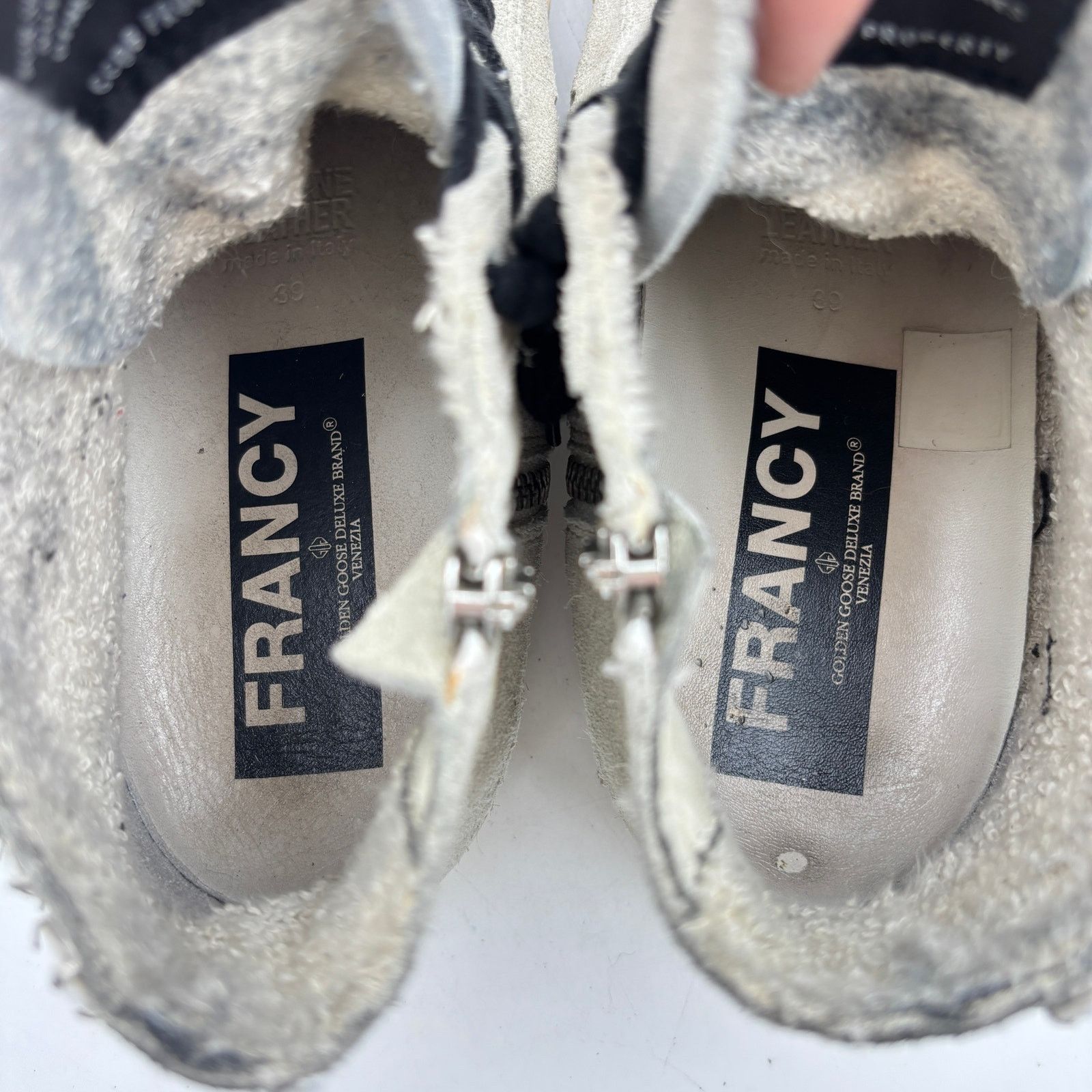 Golden Goose Golden Goose Francy Embelished Stones Hi Top Suede 39 US 9 Size US 9 / IT 39 - 11 Thumbnail