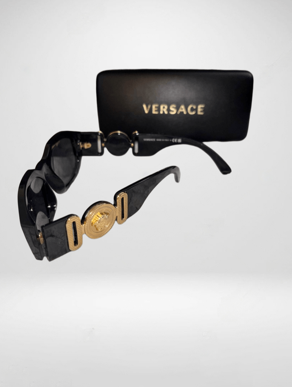 Versace Versace VE4361 Medusa Sunglasses Black/Gold – Authentic Size ONE SIZE - 4 Thumbnail