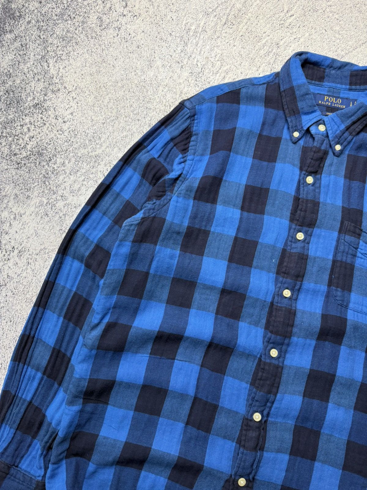 Flannel Vintage RALPH LAUREN Flanel Plaid Shirt USA Size US L / EU 52-54 / 3 - 8 Thumbnail