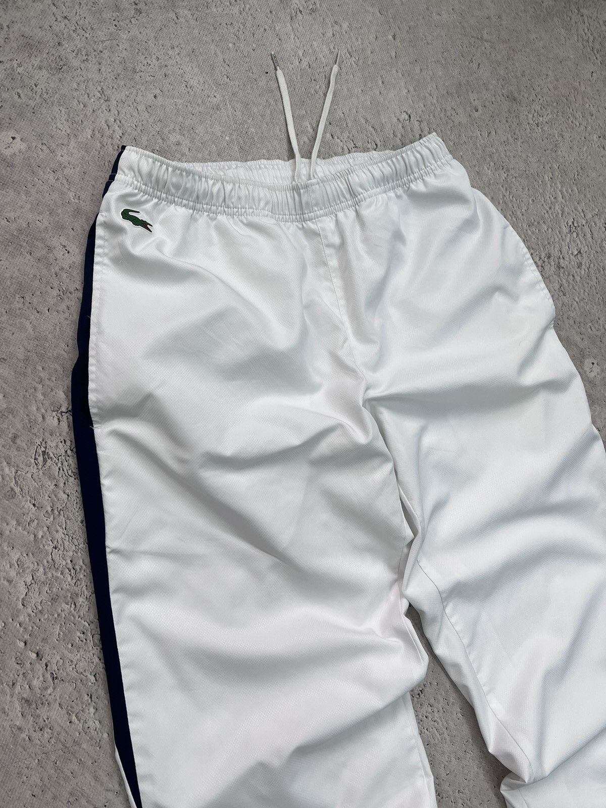 Japanese Brand × Lacoste Vintage Y2K Lacoste Nylon TRACK BAGGY pants 90s rare Size US 30 / EU 46 - 2 Thumbnail