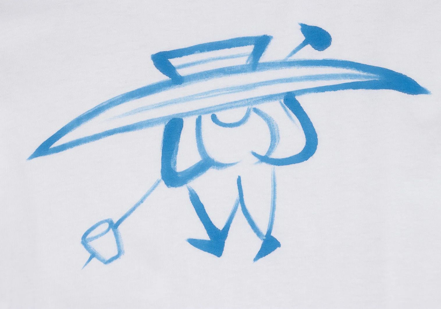 Yohji Yamamoto Yohji Yamamoto Drawing Print T-shirt White Blue Size US M / EU 48-50 / 2 - 4 Thumbnail