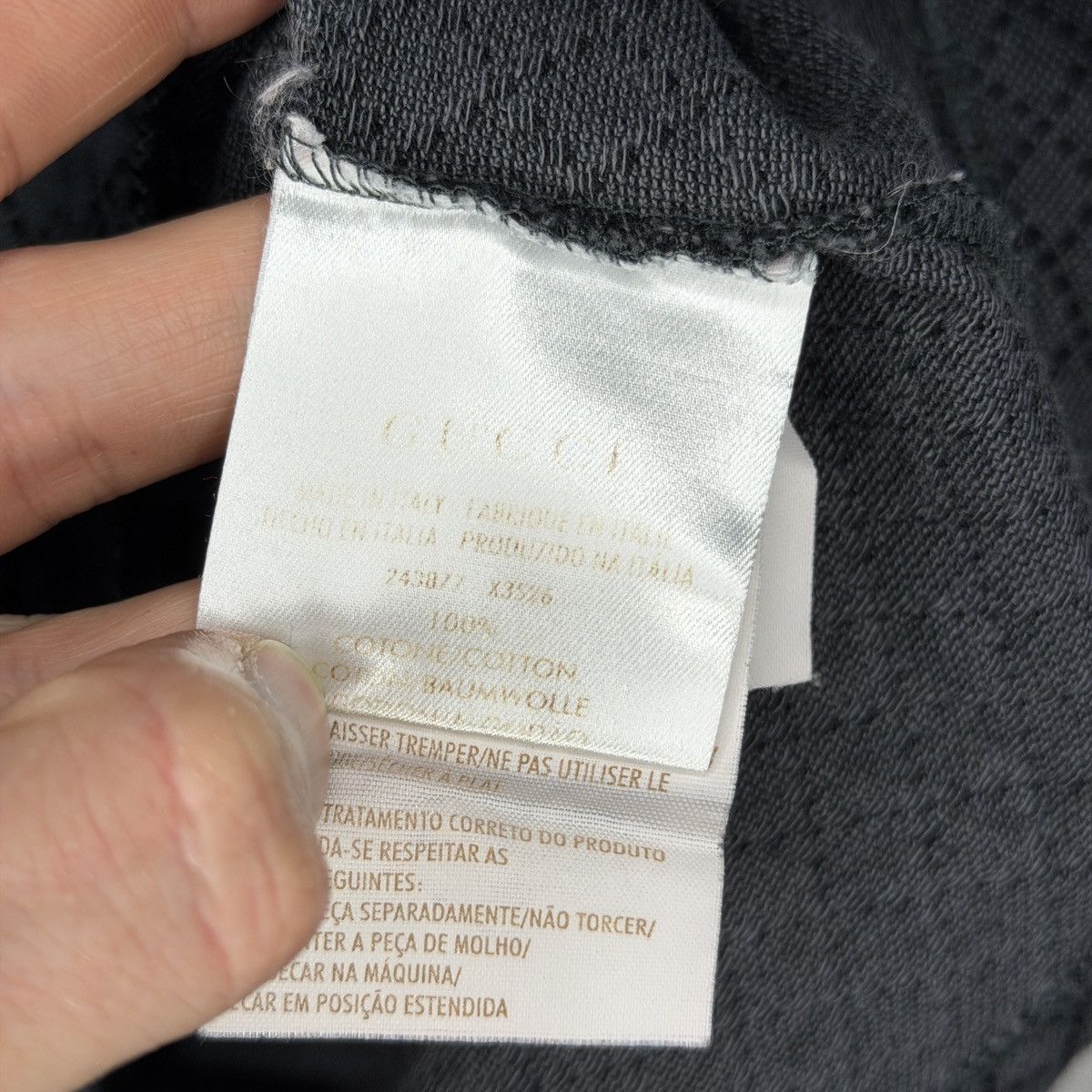 Gucci Gucci Diamond Pattern Polo Size US S / EU 44-46 / 1 - 8 Thumbnail