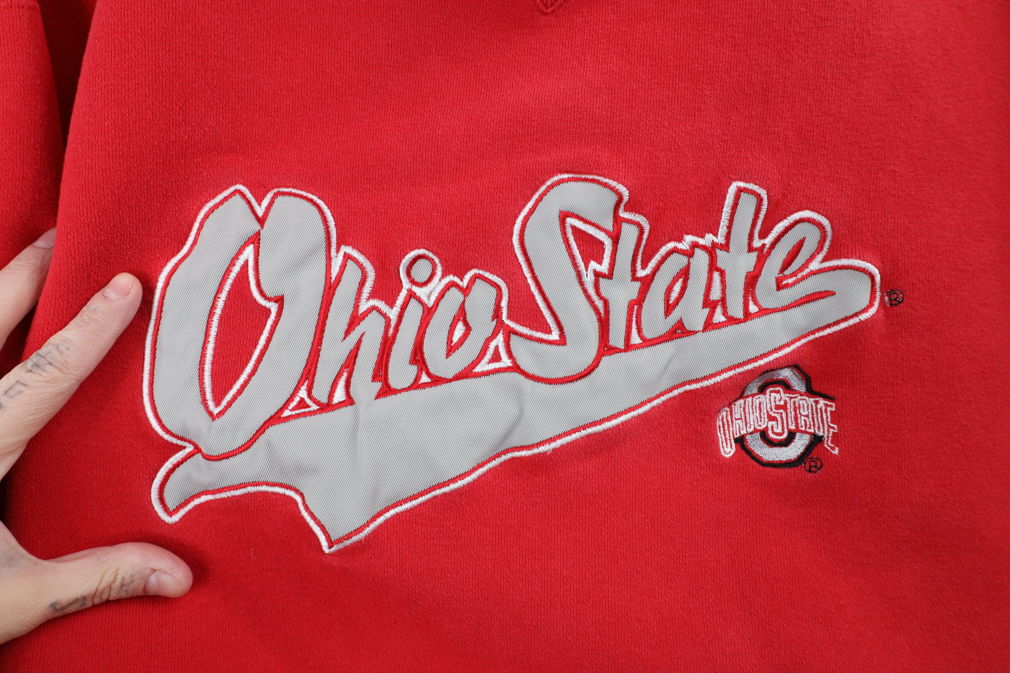Vintage Vintage 90s Spell Script Ohio State University Sweatshirt Size US M / EU 48-50 / 2 - 4 Thumbnail