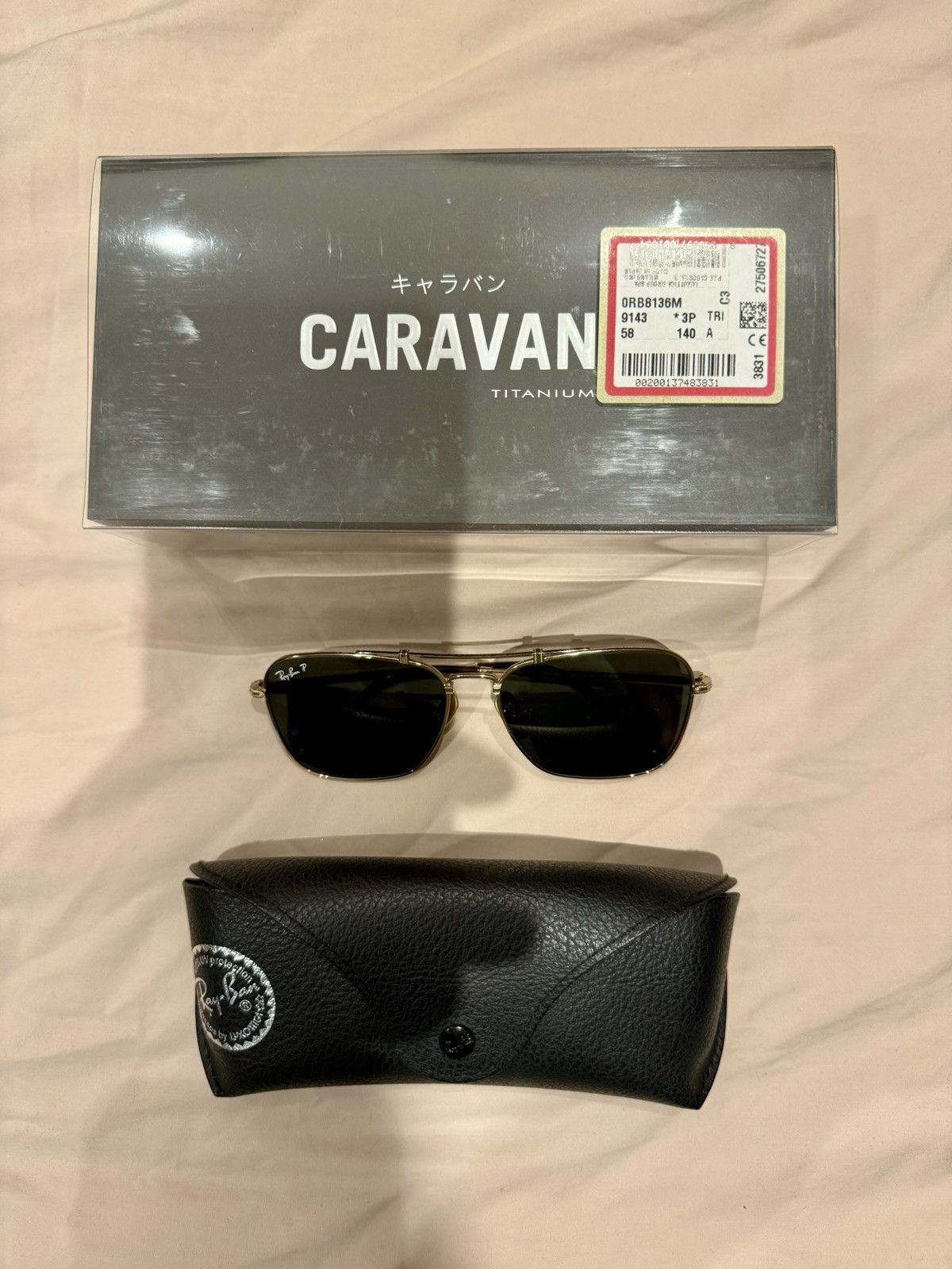 RayBan Rayban Caravan Titanium Sunglasses Size 46 - 7 Thumbnail